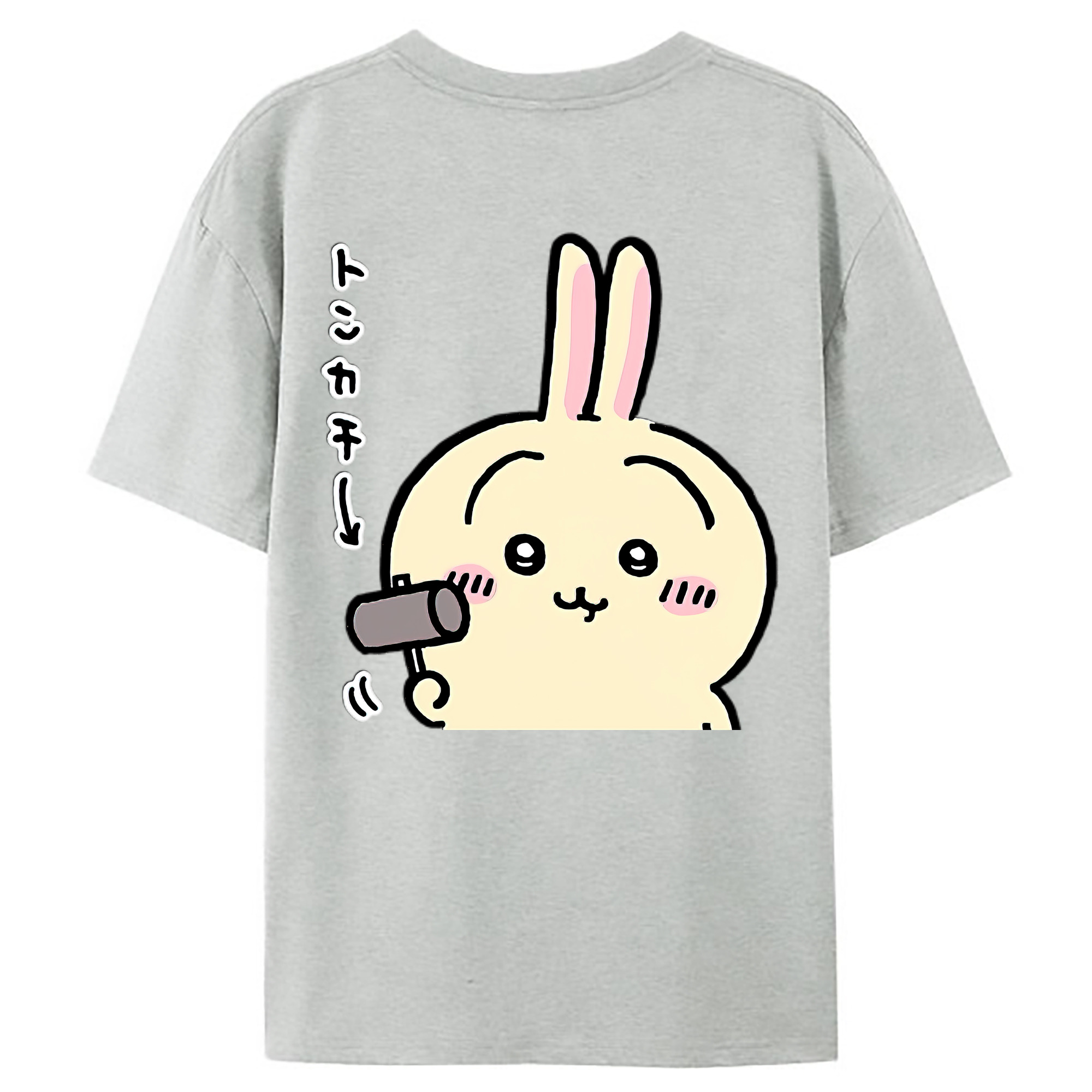 （画像用） ちいかわ うさぎ Chii-kawa usagi レディース半袖Tシャツ(バックプリント)