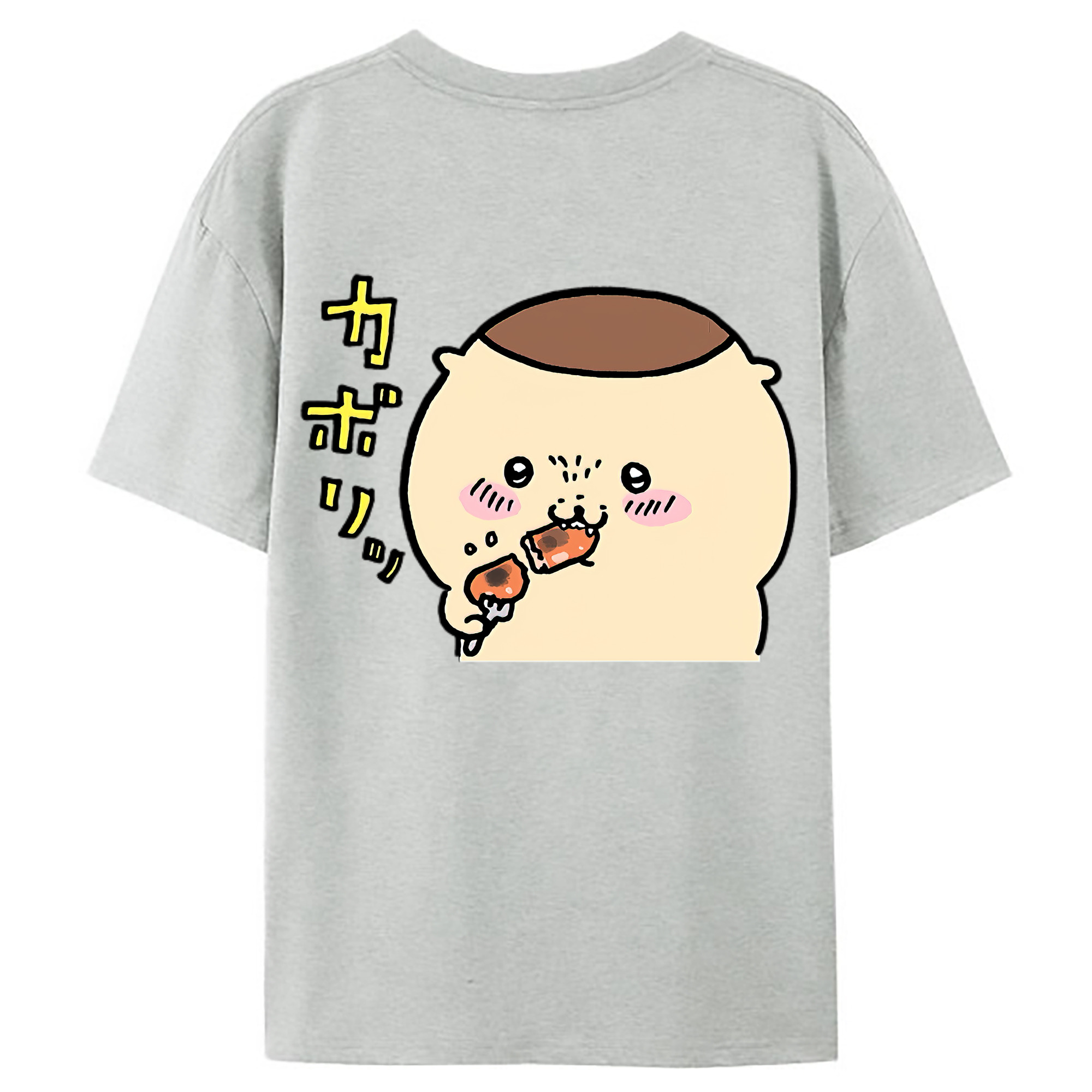 （画像用） ちいかわ くりまんじゅう Chii-kawa kuri manjū レディース半袖Tシャツ(バックプリント)