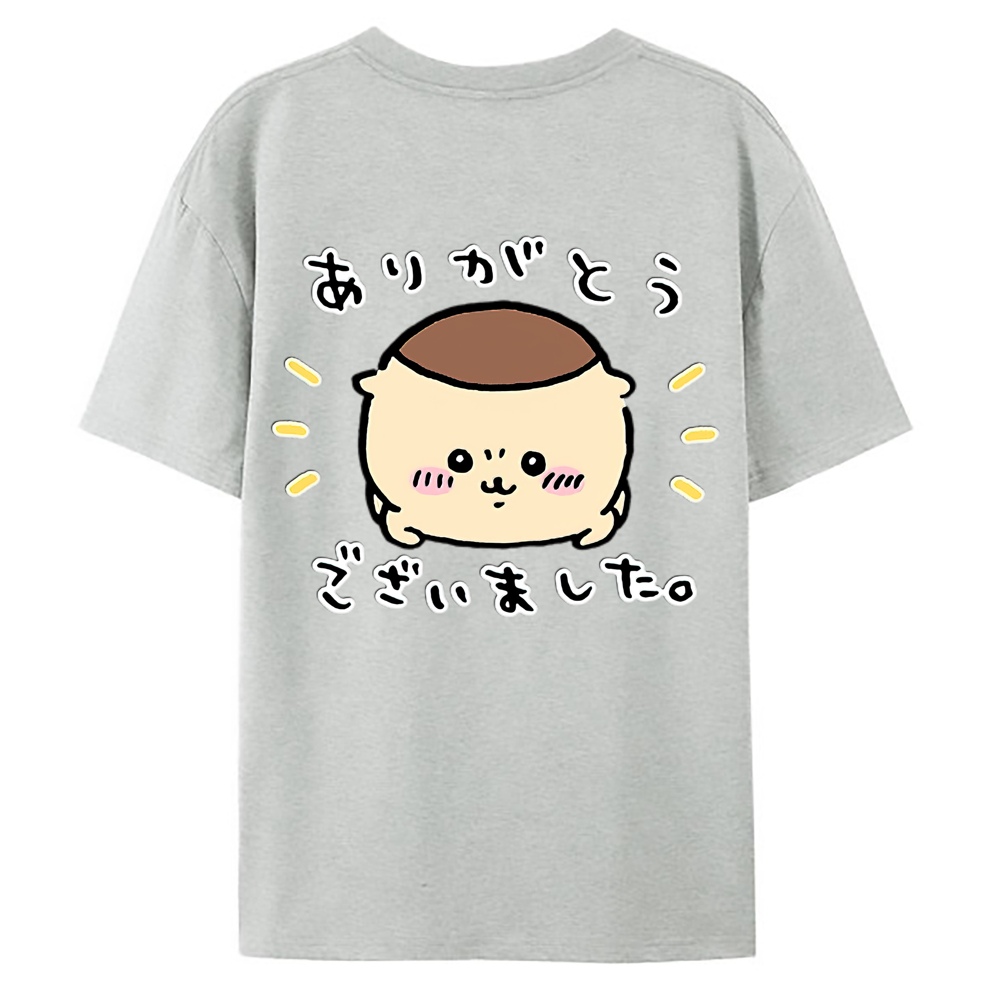 （画像用） ちいかわ くりまんじゅう Chii-kawa kuri manjū レディース半袖Tシャツ(バックプリント)