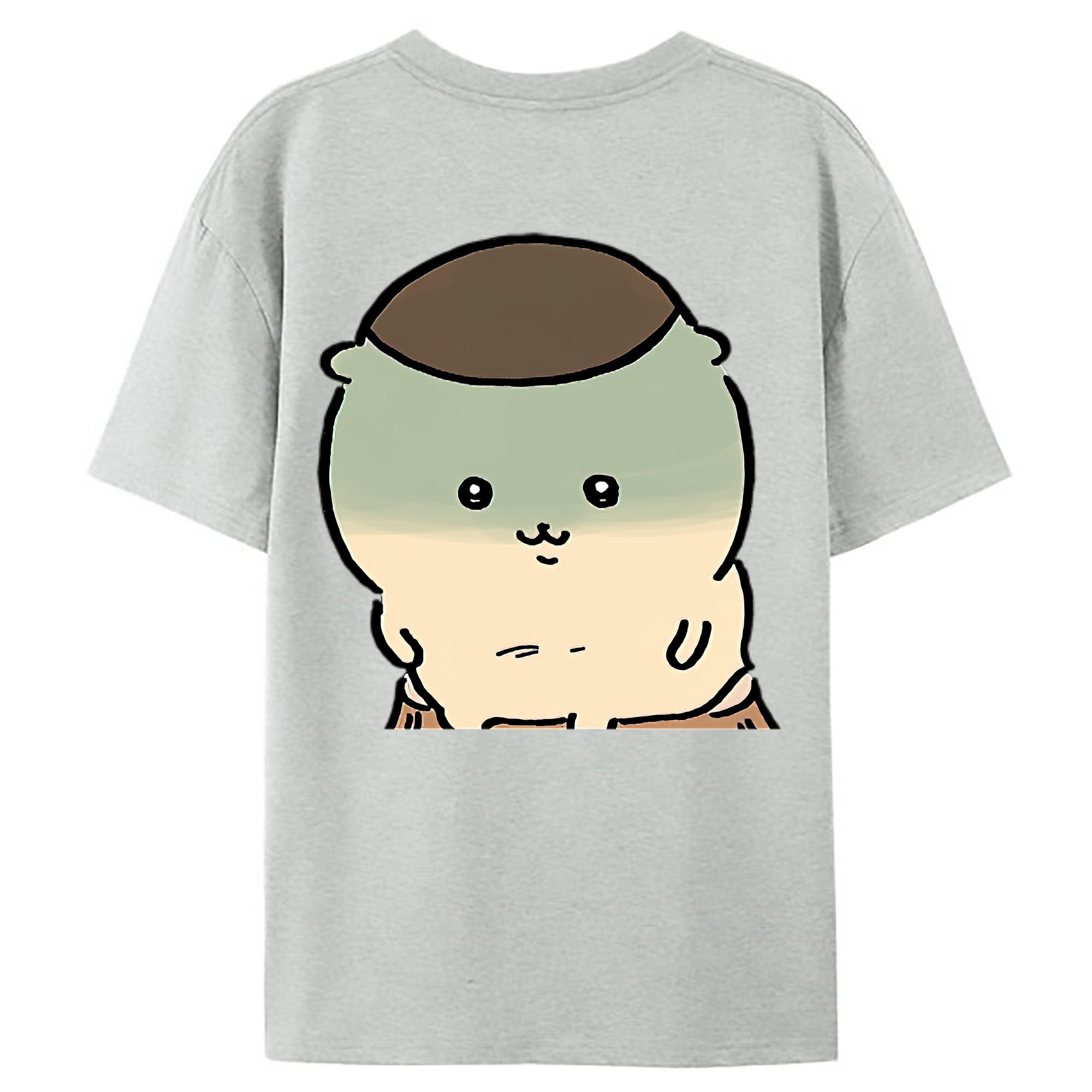 （画像用） ちいかわ くりまんじゅう Chii-kawa kuri manjū レディース半袖Tシャツ(バックプリント)