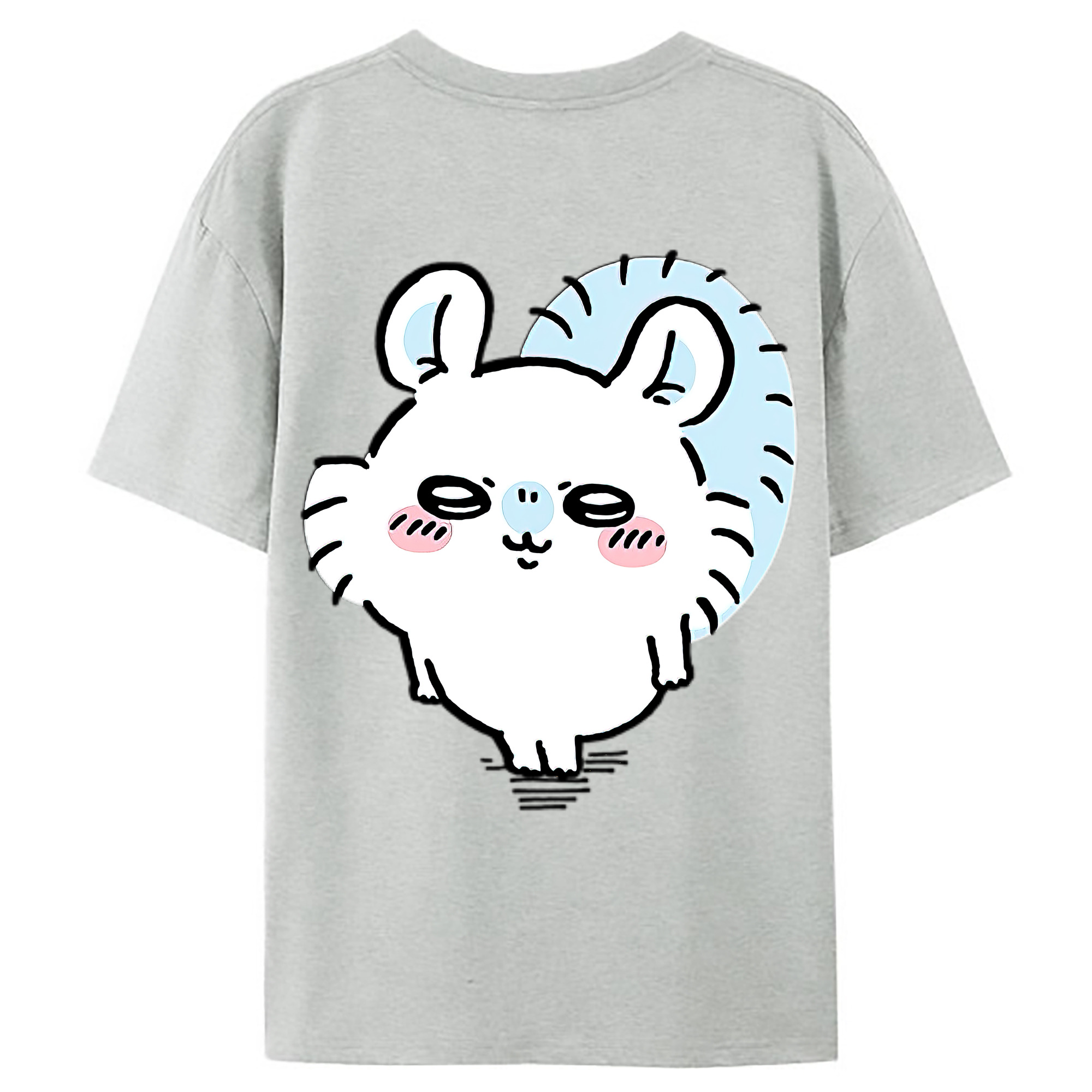 （画像用） ちいかわ モモンガ Chii-kawa Momonga レディース半袖Tシャツ(バックプリント)