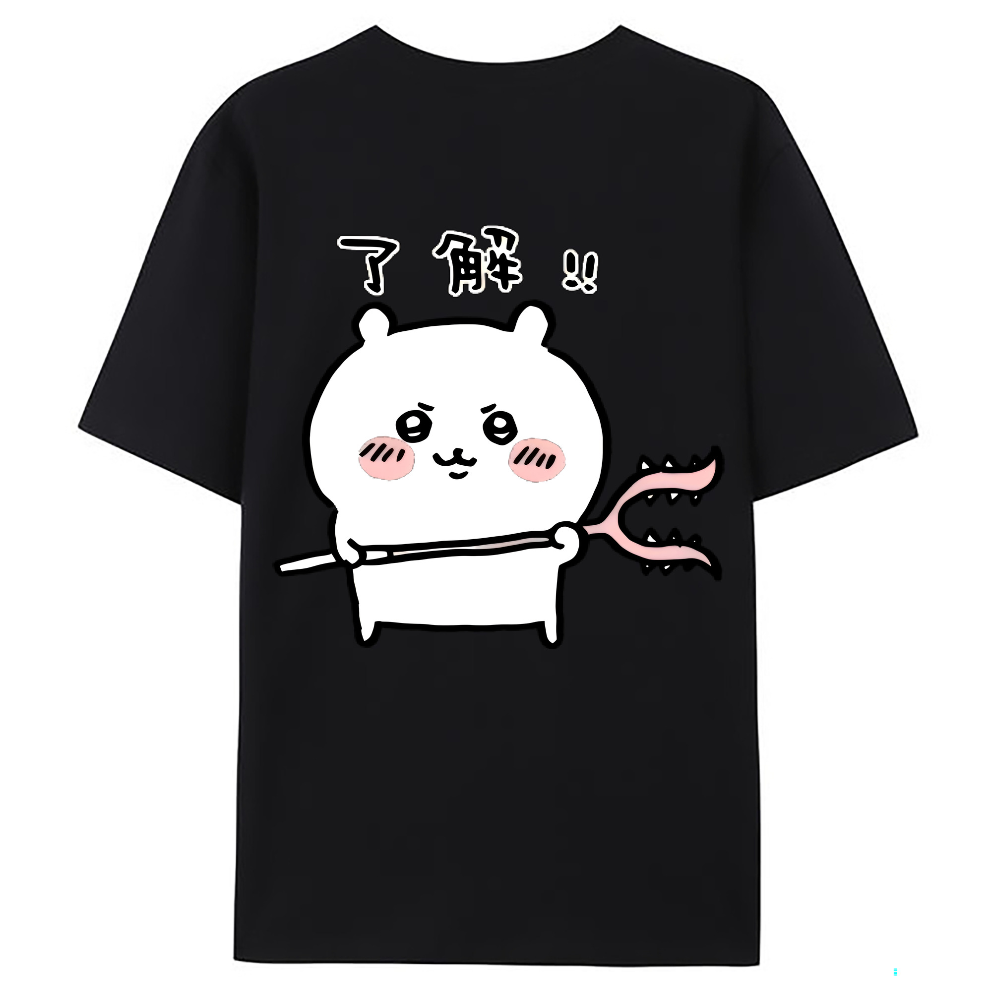 （画像用） ちいかわ ちいかわ Chii-kawa chiikawa レディース半袖Tシャツ(バックプリント)