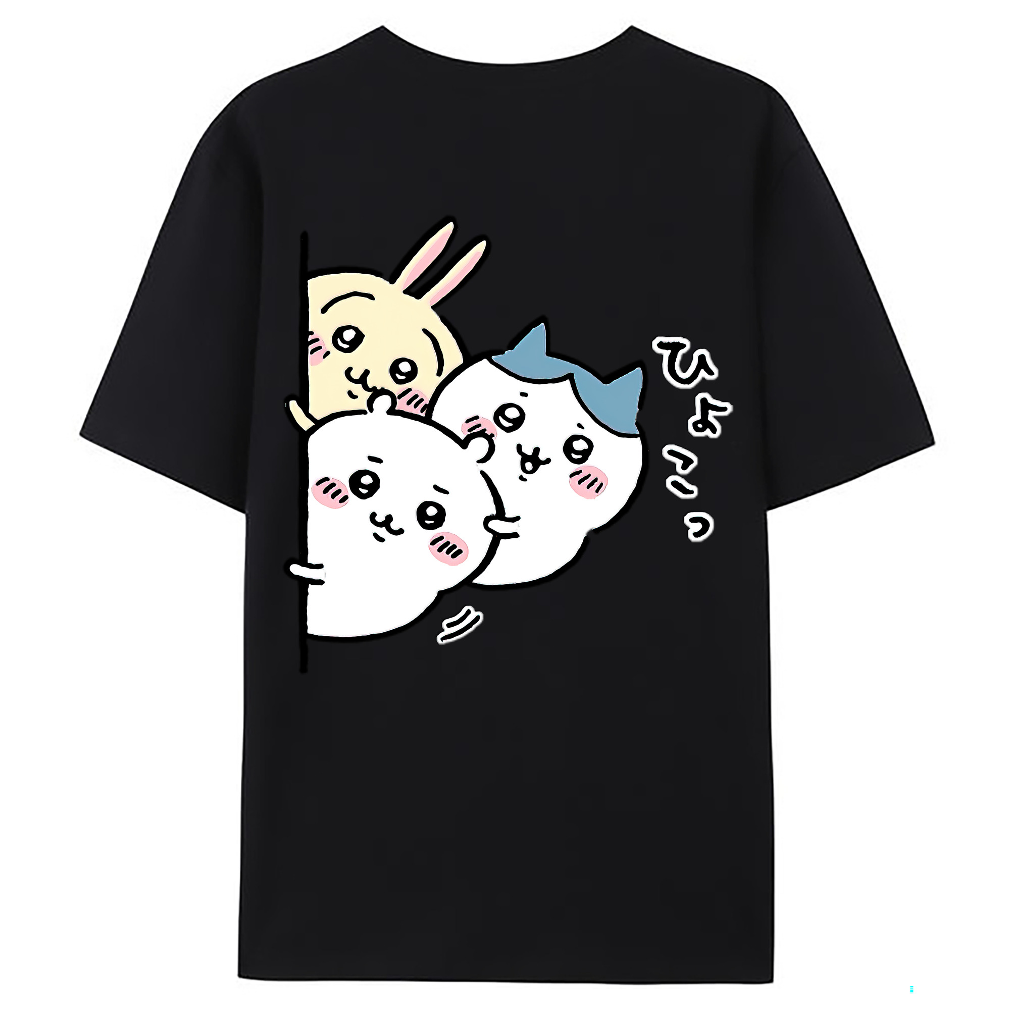 （画像用） ちいかわ うさぎ Chii-kawa usagi レディース半袖Tシャツ(バックプリント)