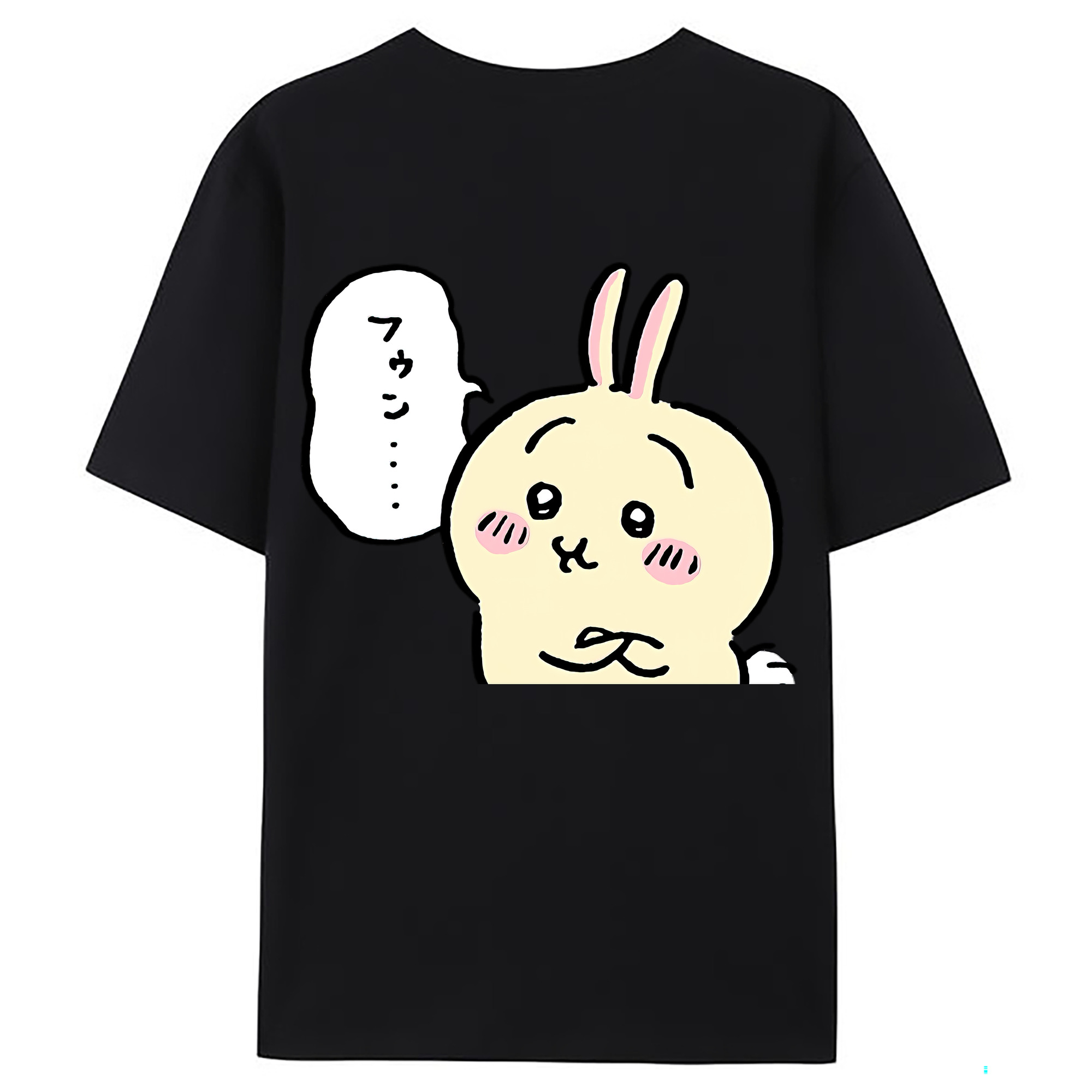 （画像用） ちいかわ うさぎ Chii-kawa usagi レディース半袖Tシャツ(バックプリント)