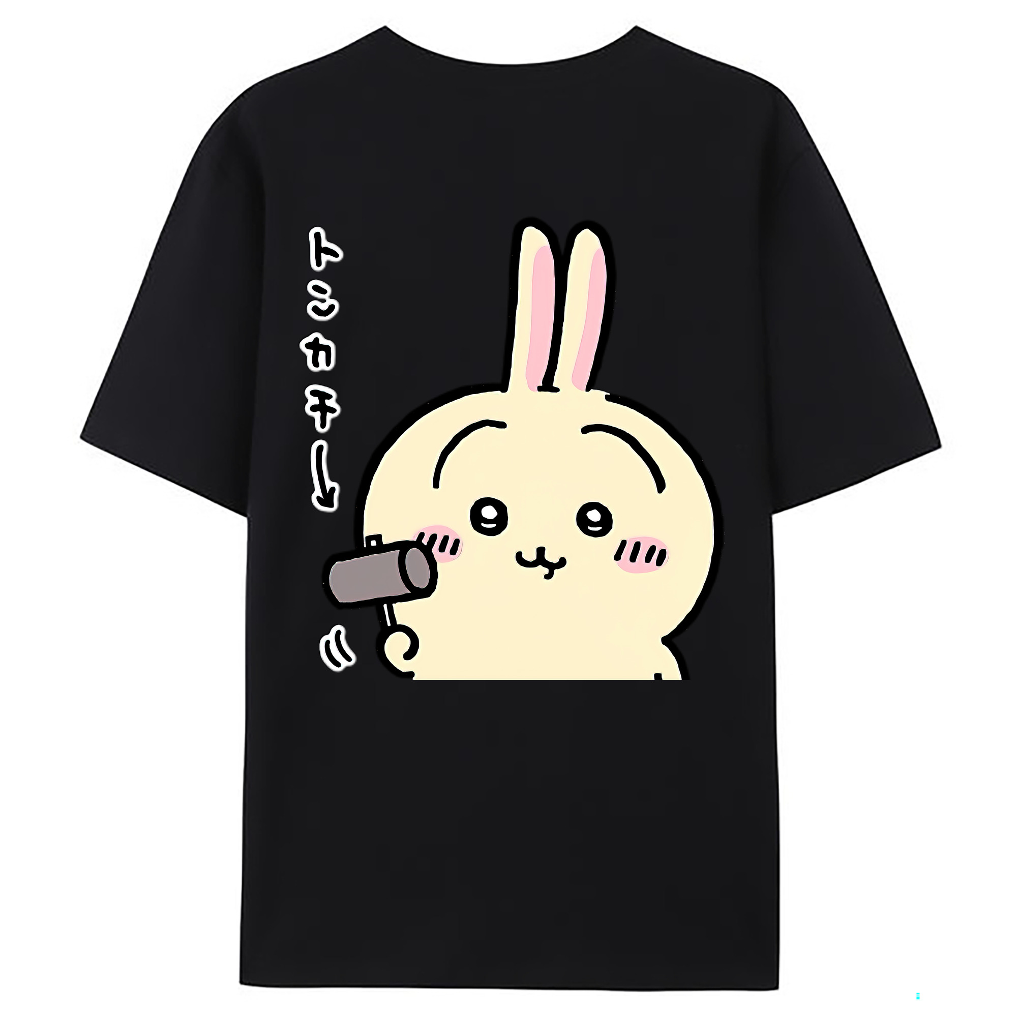 （画像用） ちいかわ うさぎ Chii-kawa usagi レディース半袖Tシャツ(バックプリント)
