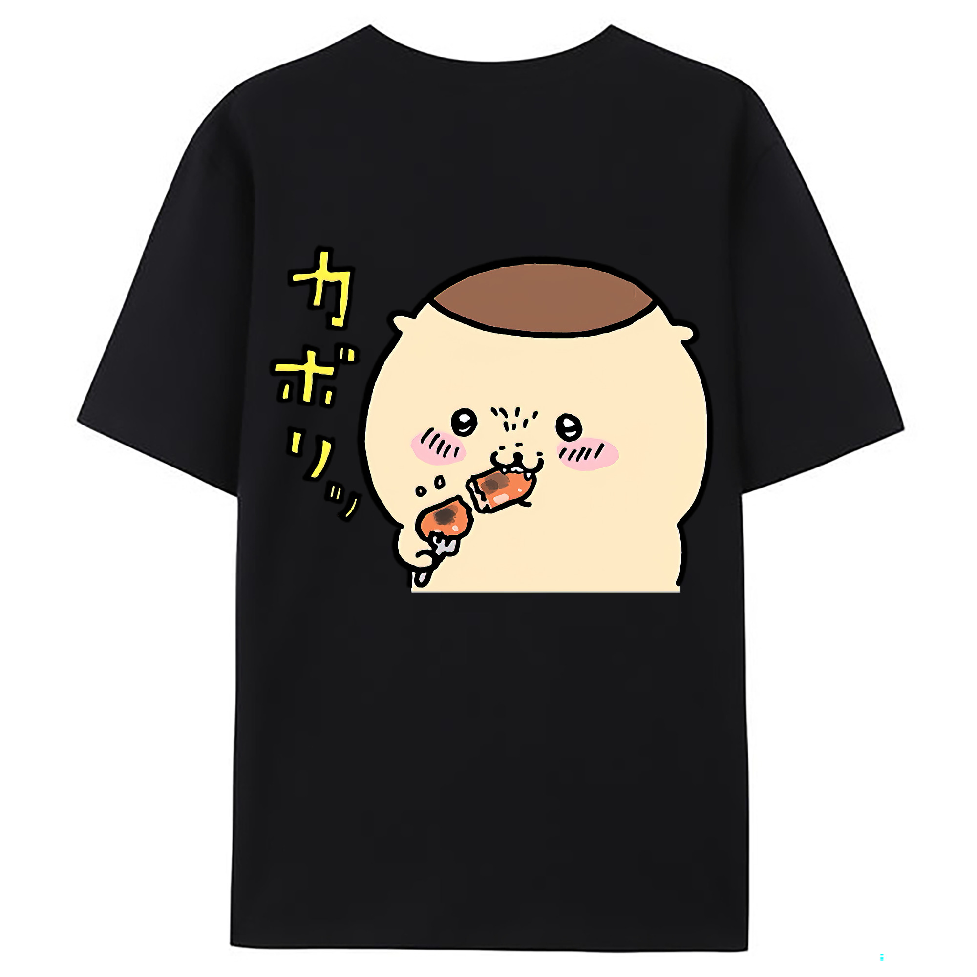 （画像用） ちいかわ くりまんじゅう Chii-kawa kuri manjū レディース半袖Tシャツ(バックプリント)