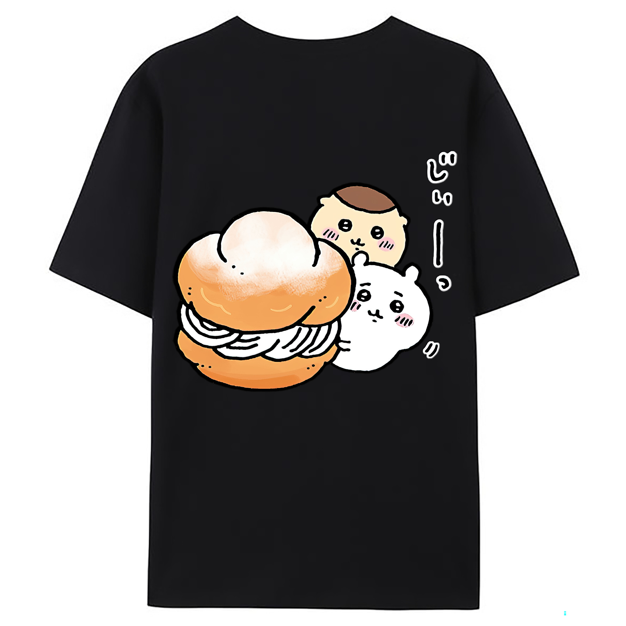 （画像用） ちいかわ くりまんじゅう Chii-kawa kuri manjū レディース半袖Tシャツ(バックプリント)