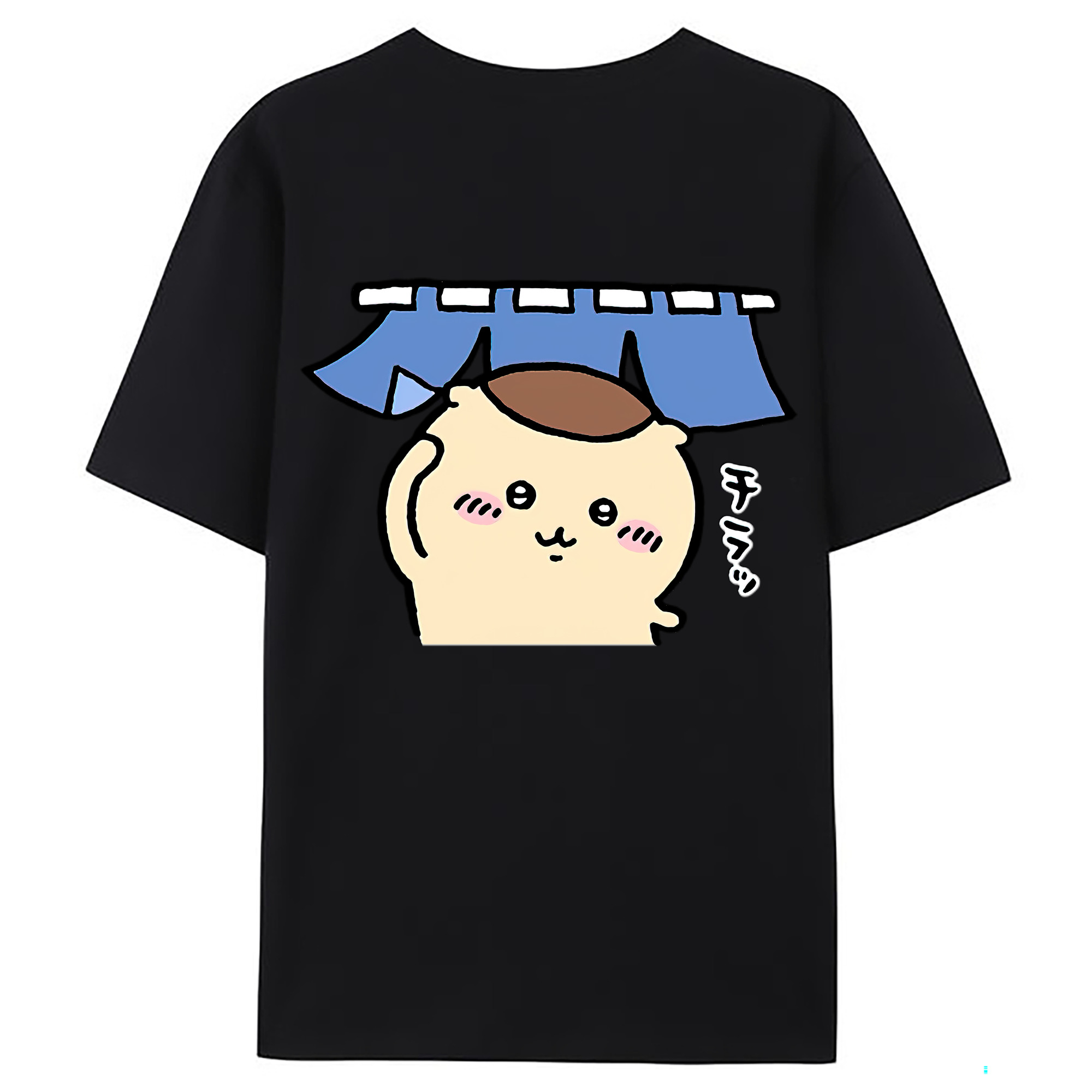 （画像用） ちいかわ くりまんじゅう Chii-kawa kuri manjū レディース半袖Tシャツ(バックプリント)