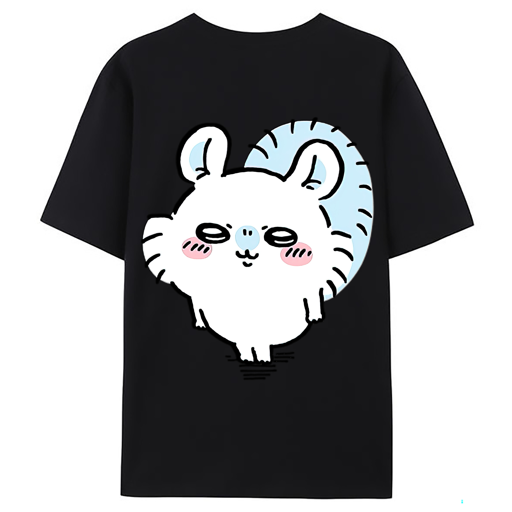 （画像用） ちいかわ モモンガ Chii-kawa Momonga レディース半袖Tシャツ(バックプリント)