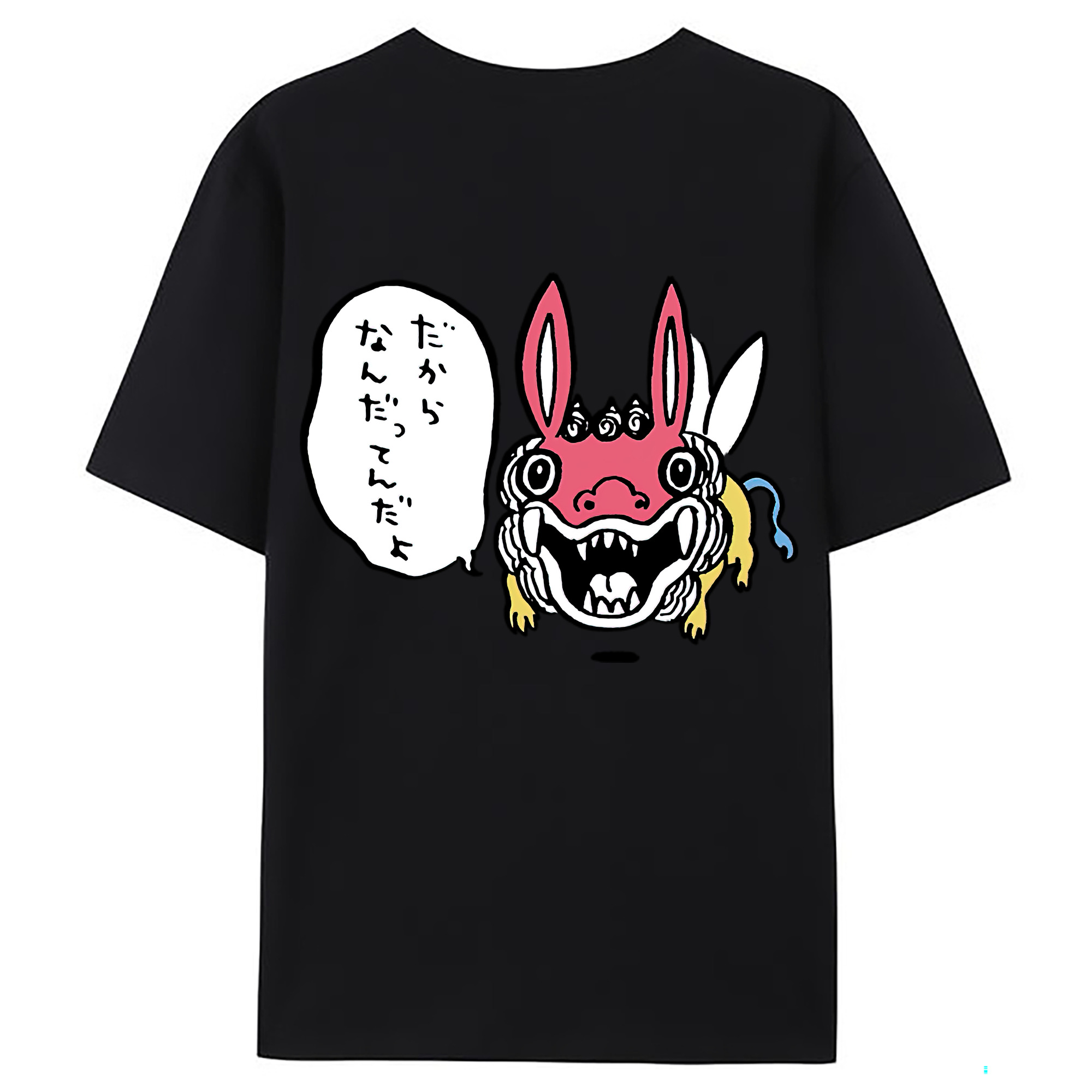 （画像用） ちいかわ でかつよ Chii-kawa Dekatsuyo レディース半袖Tシャツ(バックプリント)