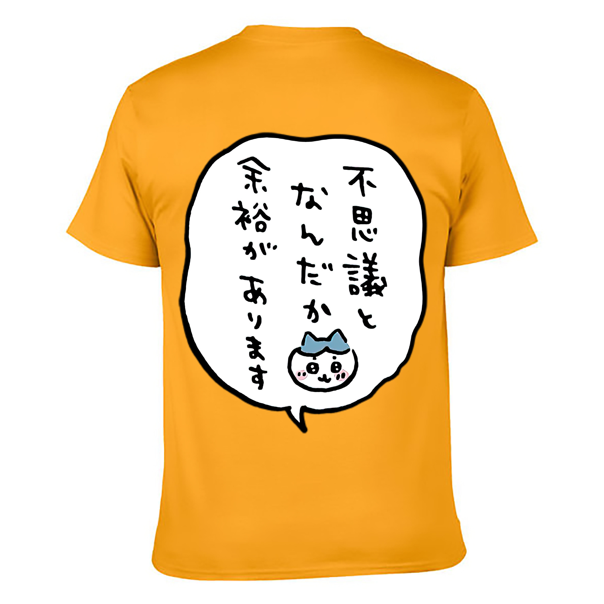 （画像用） ちいかわ ハチワレ Chii-kawa hachiware レディース半袖Tシャツ(バックプリント)