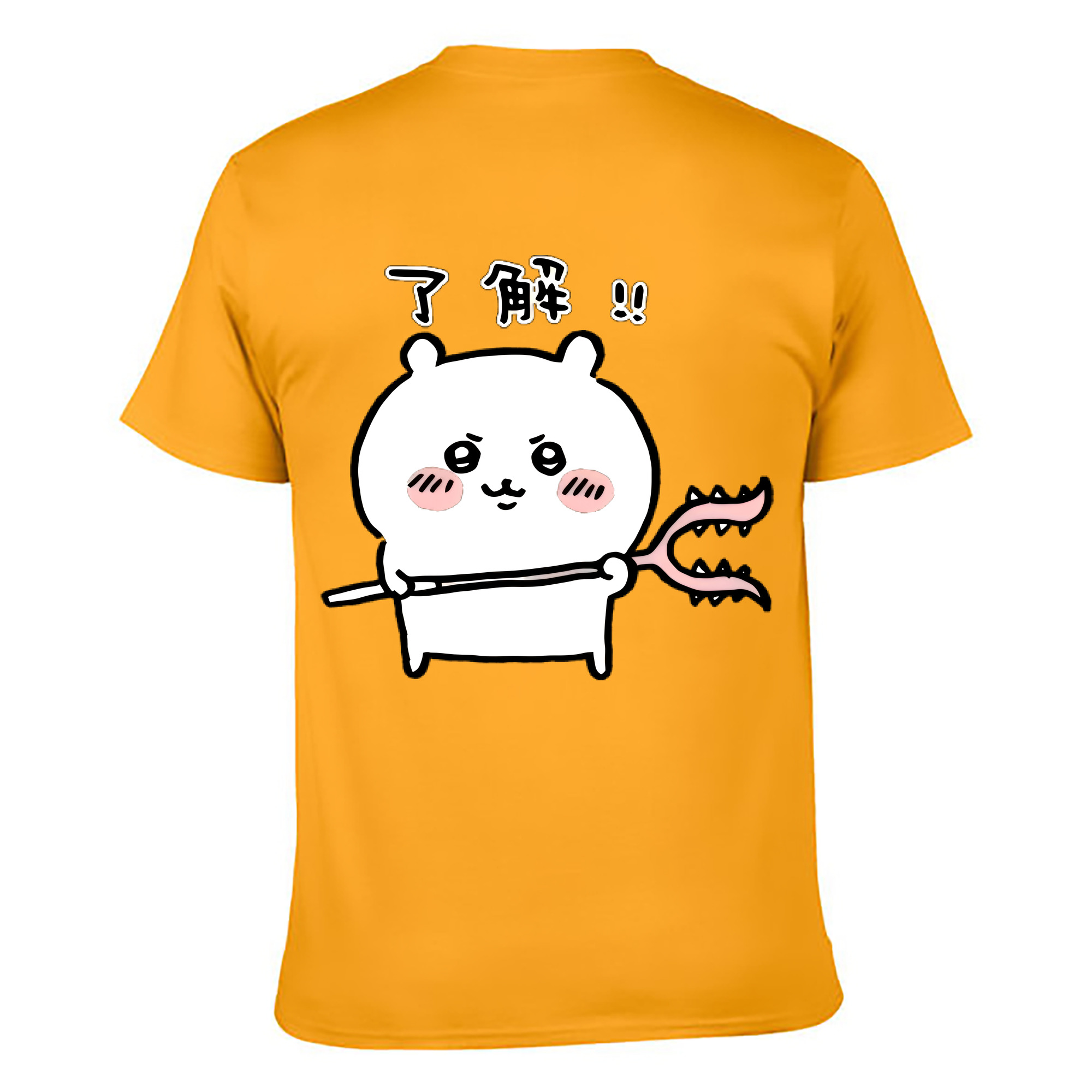 （画像用） ちいかわ ちいかわ Chii-kawa chiikawa レディース半袖Tシャツ(バックプリント)
