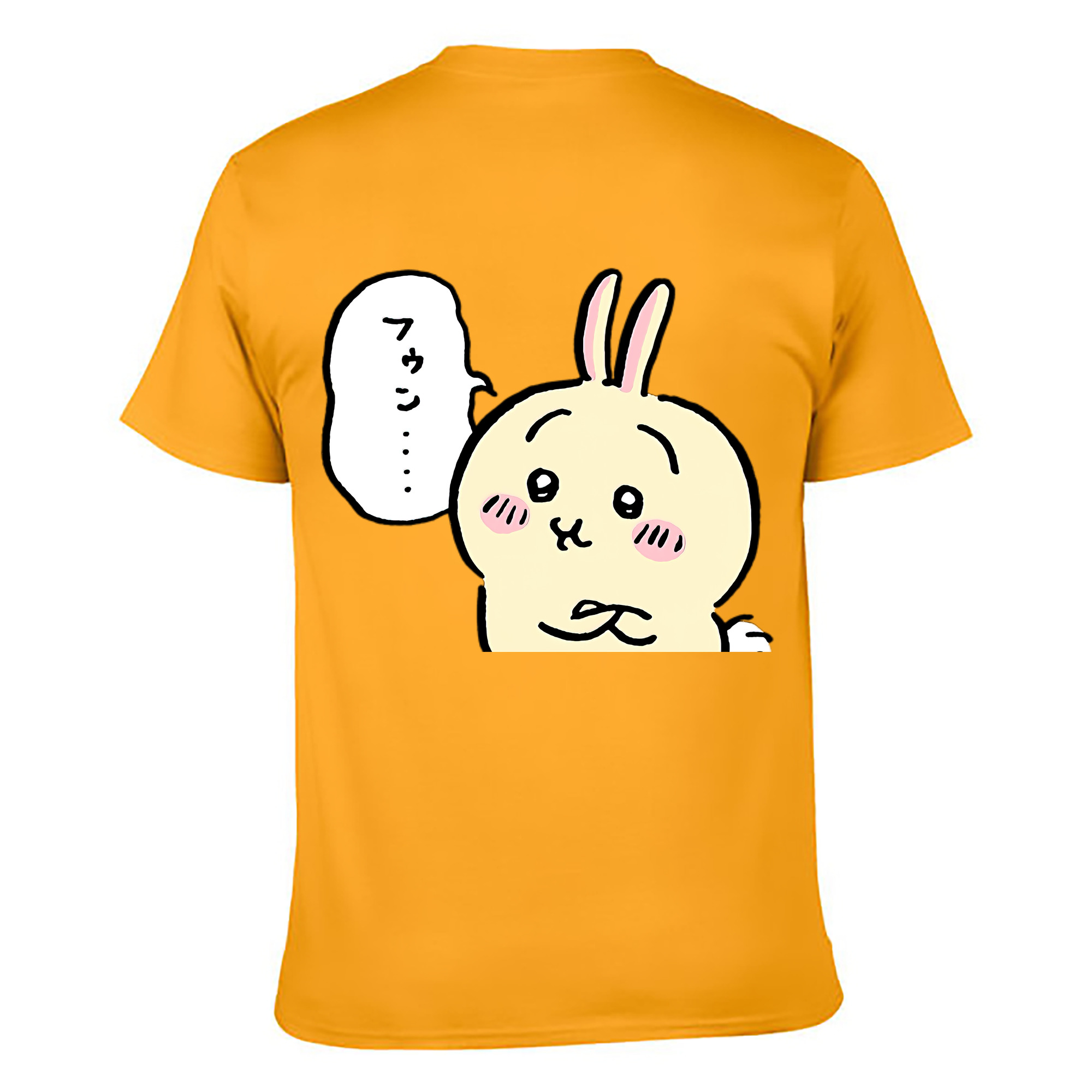 （画像用） ちいかわ うさぎ Chii-kawa usagi レディース半袖Tシャツ(バックプリント)