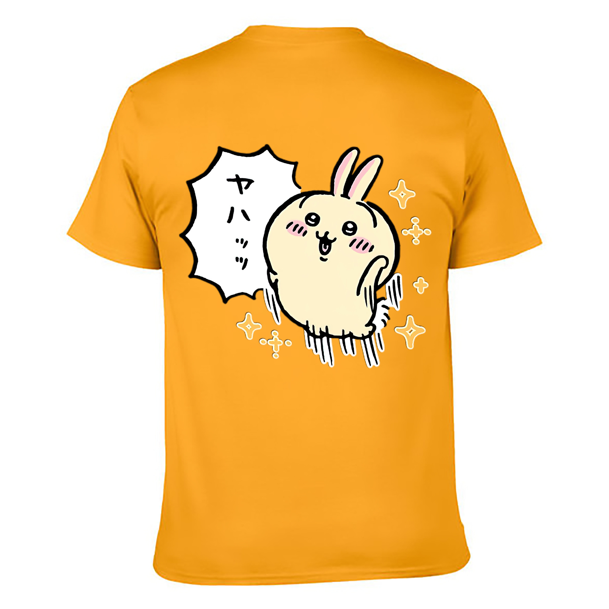 （画像用） ちいかわ うさぎ Chii-kawa usagi レディース半袖Tシャツ(バックプリント)
