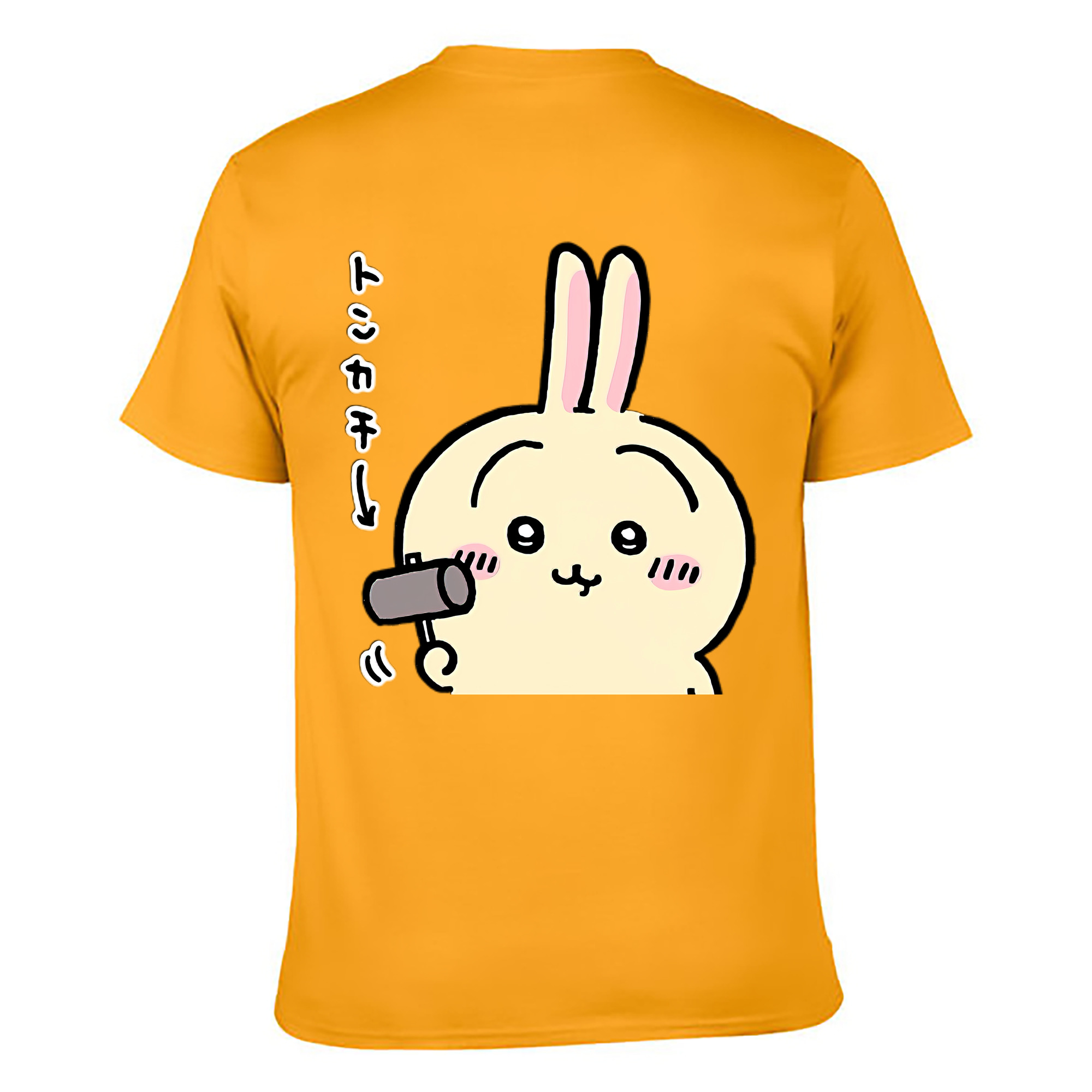 （画像用） ちいかわ うさぎ Chii-kawa usagi レディース半袖Tシャツ(バックプリント)