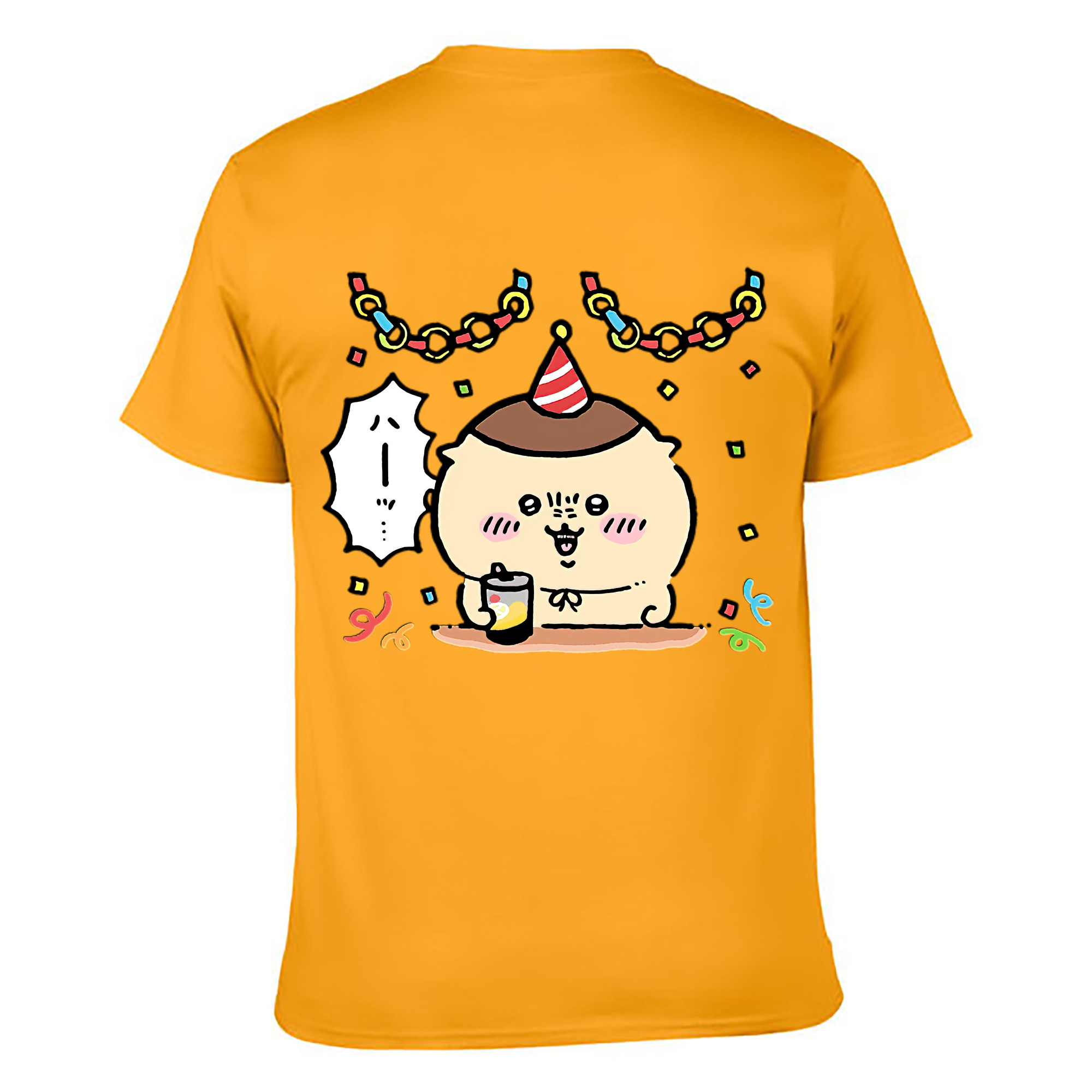 （画像用） ちいかわ くりまんじゅう Chii-kawa kuri manjū レディース半袖Tシャツ(バックプリント)