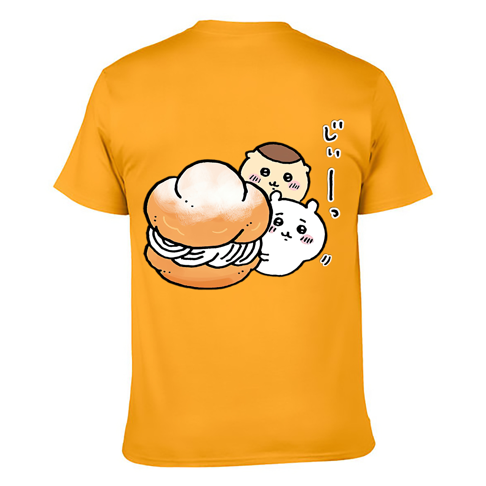 （画像用） ちいかわ くりまんじゅう Chii-kawa kuri manjū レディース半袖Tシャツ(バックプリント)