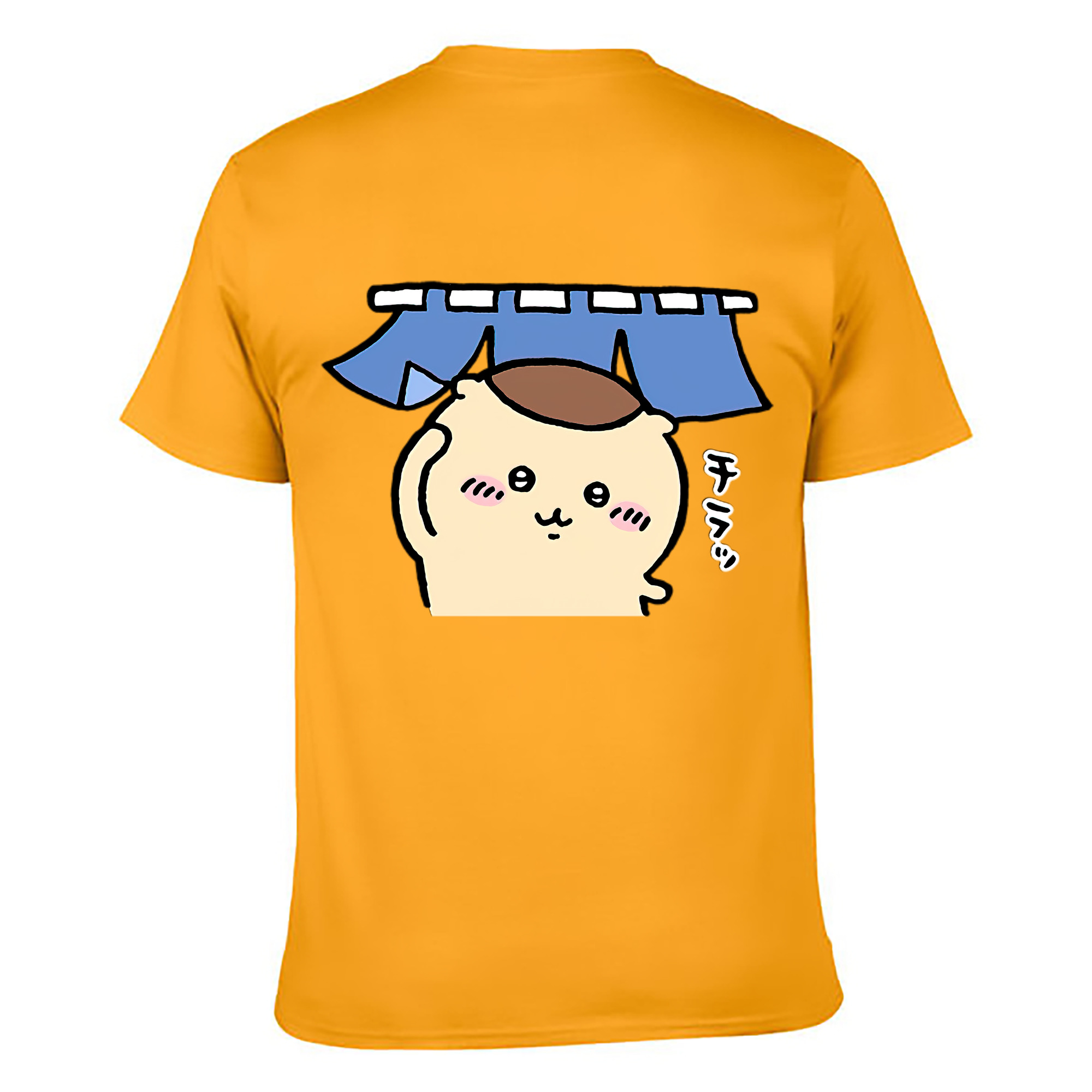 （画像用） ちいかわ くりまんじゅう Chii-kawa kuri manjū レディース半袖Tシャツ(バックプリント)