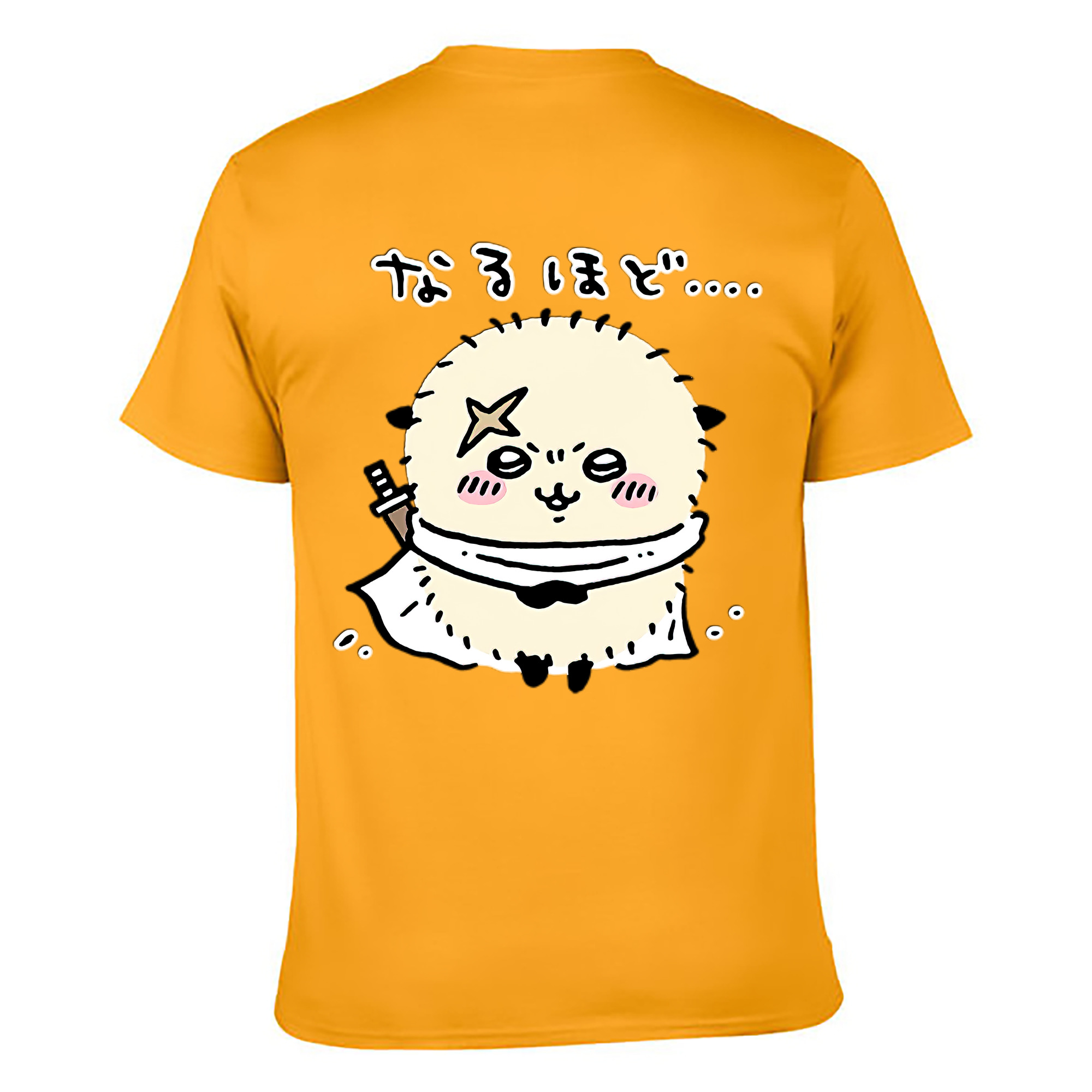 （画像用） ちいかわ ラッコ Chii-kawa Sea otter レディース半袖Tシャツ(バックプリント)