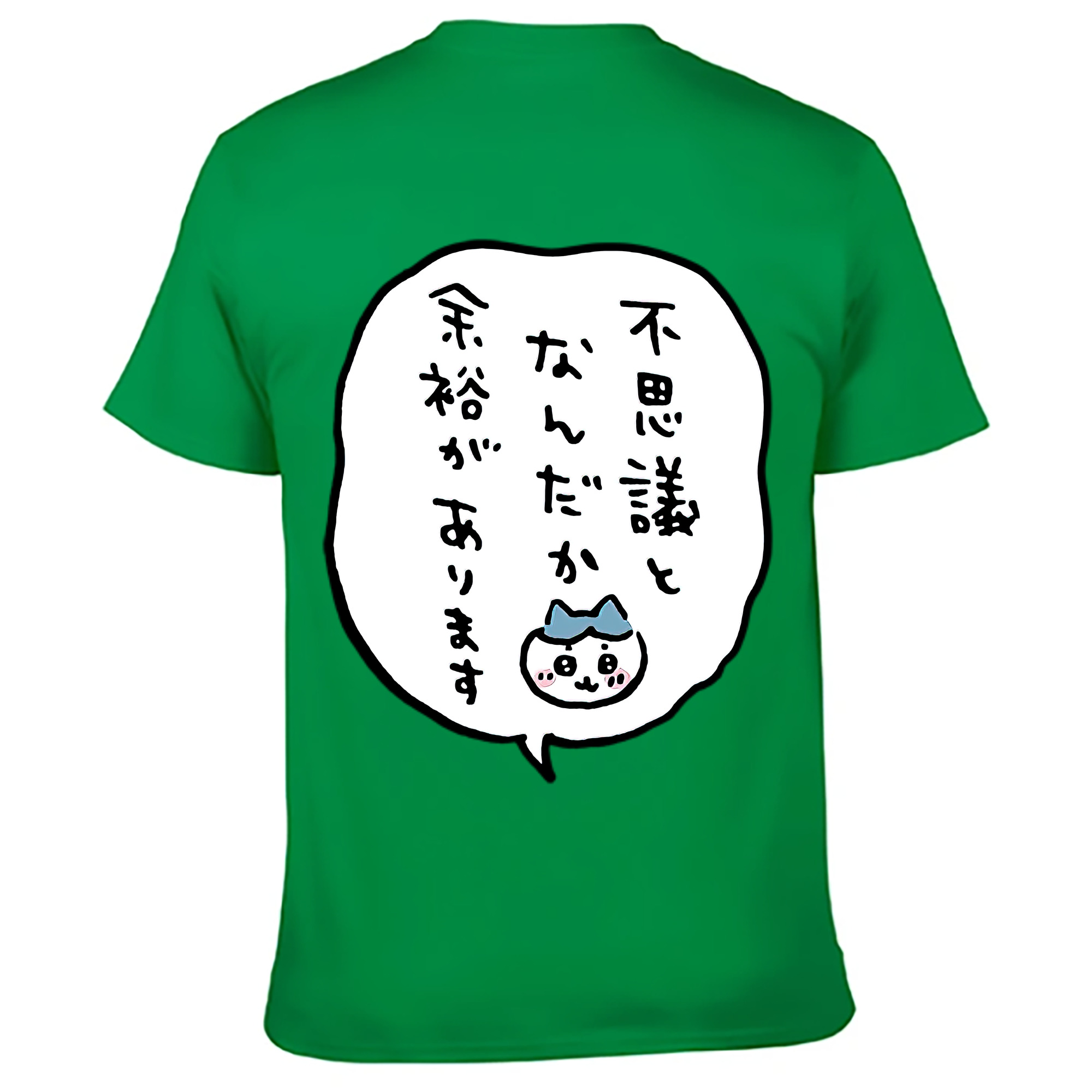 （画像用） ちいかわ ハチワレ Chii-kawa hachiware レディース半袖Tシャツ(バックプリント)