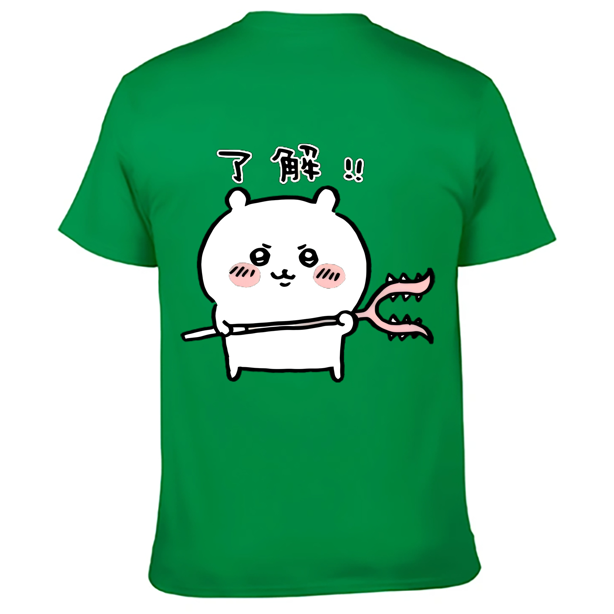 （画像用） ちいかわ ちいかわ Chii-kawa chiikawa レディース半袖Tシャツ(バックプリント)