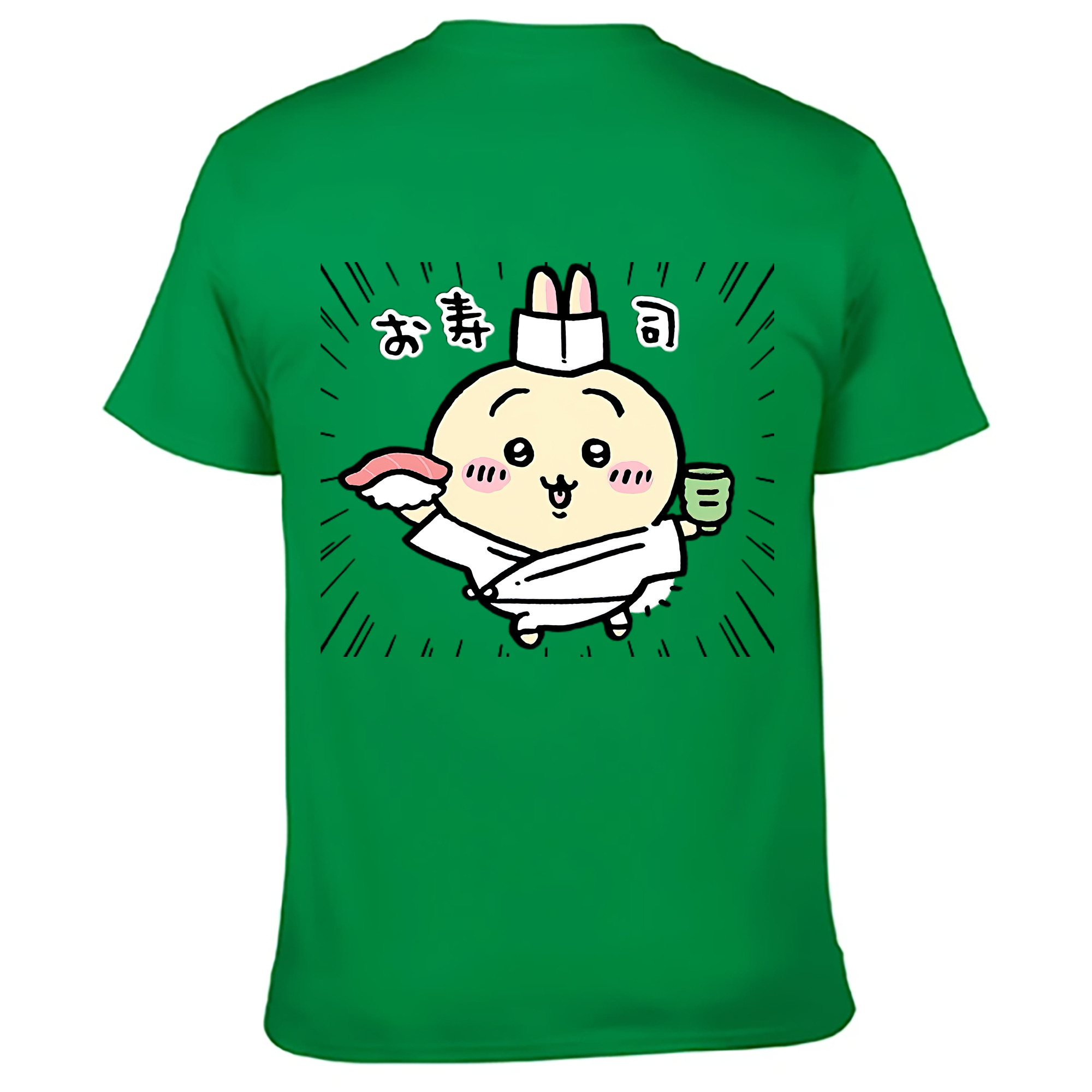 （画像用） ちいかわ うさぎ Chii-kawa usagi レディース半袖Tシャツ(バックプリント)