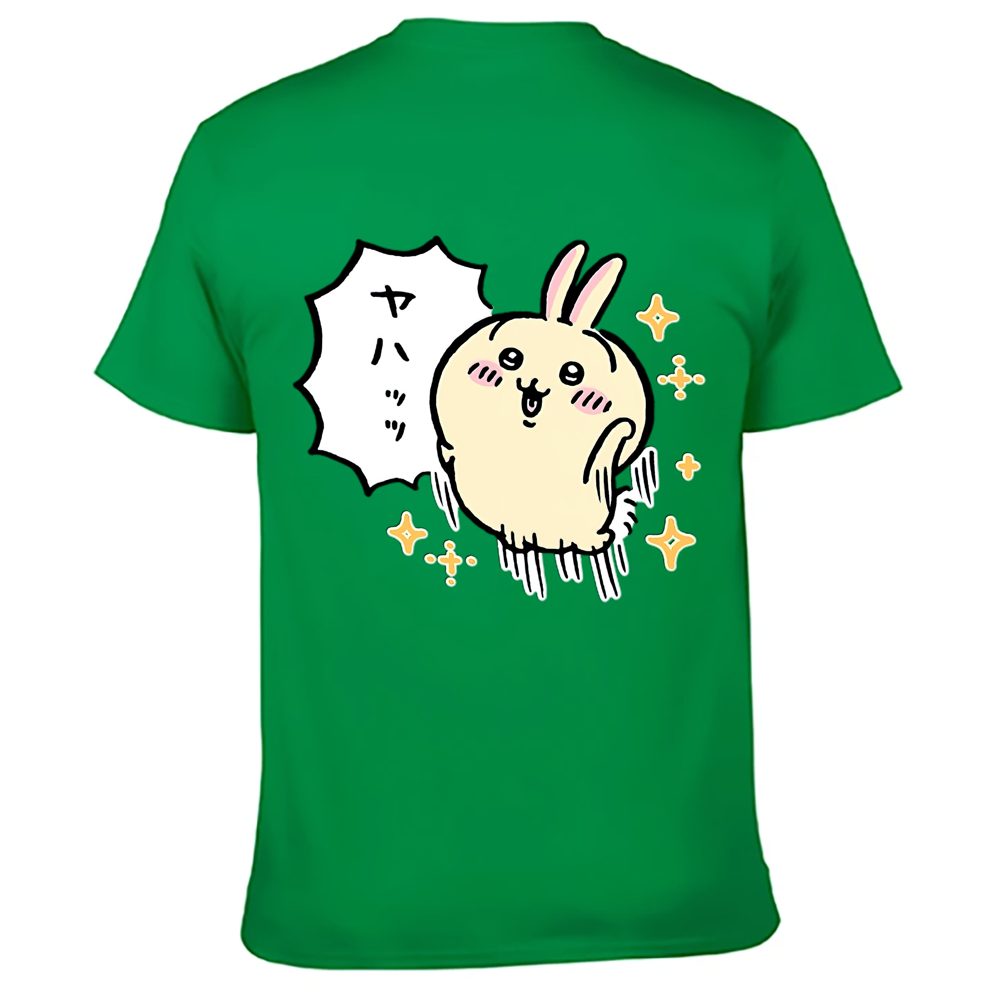 （画像用） ちいかわ うさぎ Chii-kawa usagi レディース半袖Tシャツ(バックプリント)