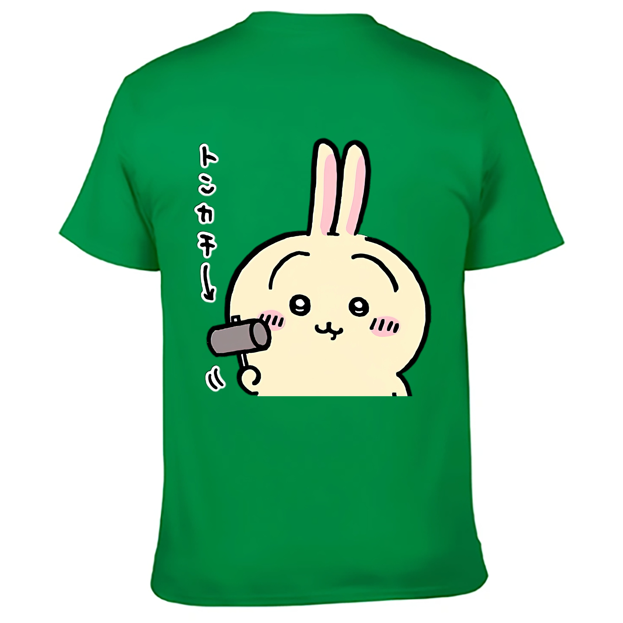 （画像用） ちいかわ うさぎ Chii-kawa usagi レディース半袖Tシャツ(バックプリント)