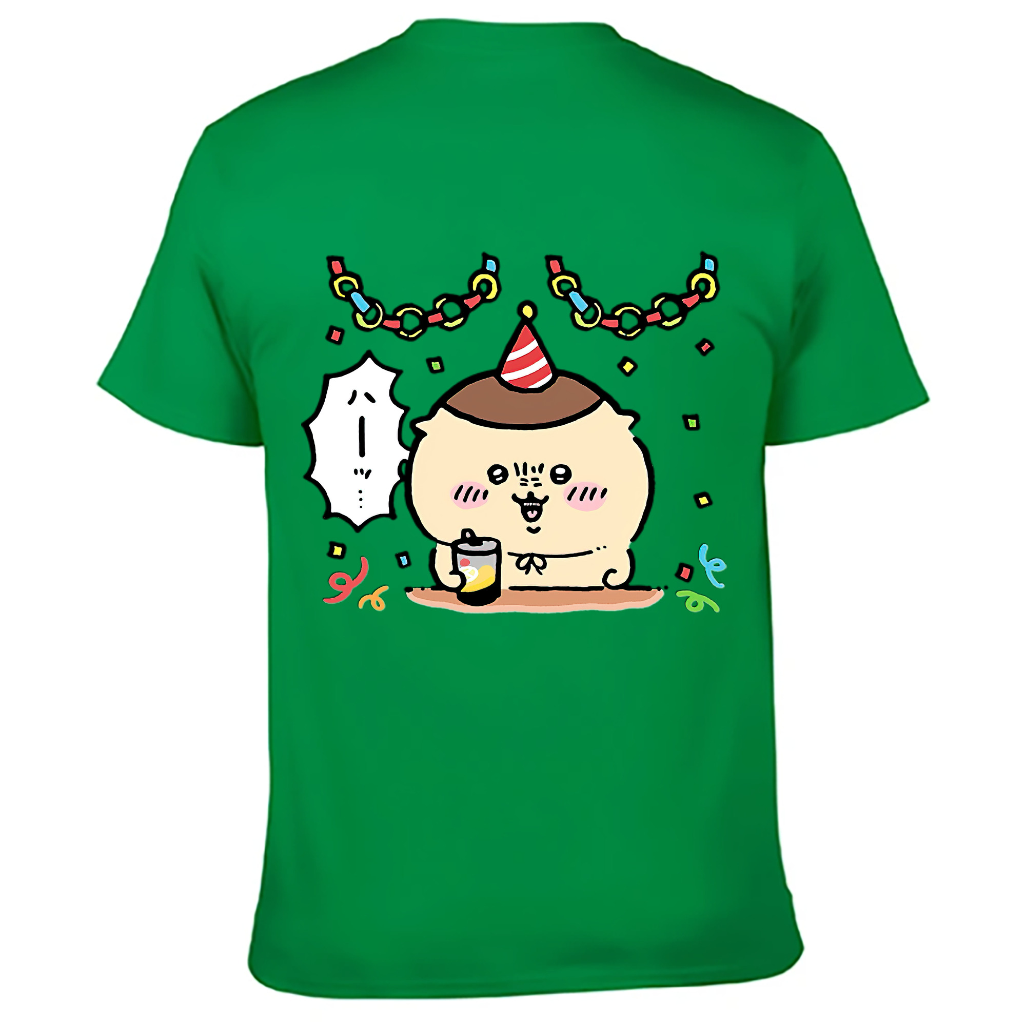 （画像用） ちいかわ くりまんじゅう Chii-kawa kuri manjū レディース半袖Tシャツ(バックプリント)