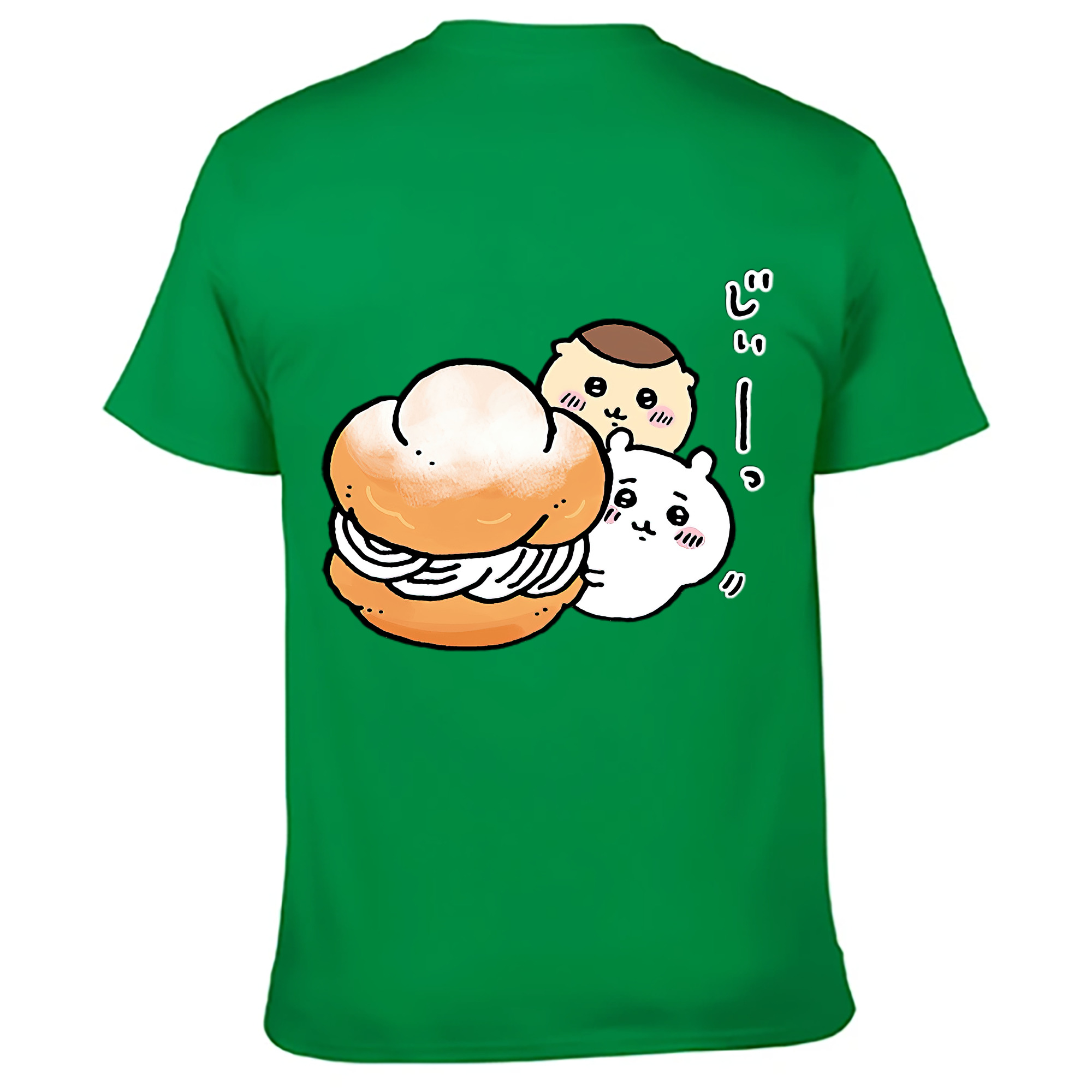 （画像用） ちいかわ くりまんじゅう Chii-kawa kuri manjū レディース半袖Tシャツ(バックプリント)