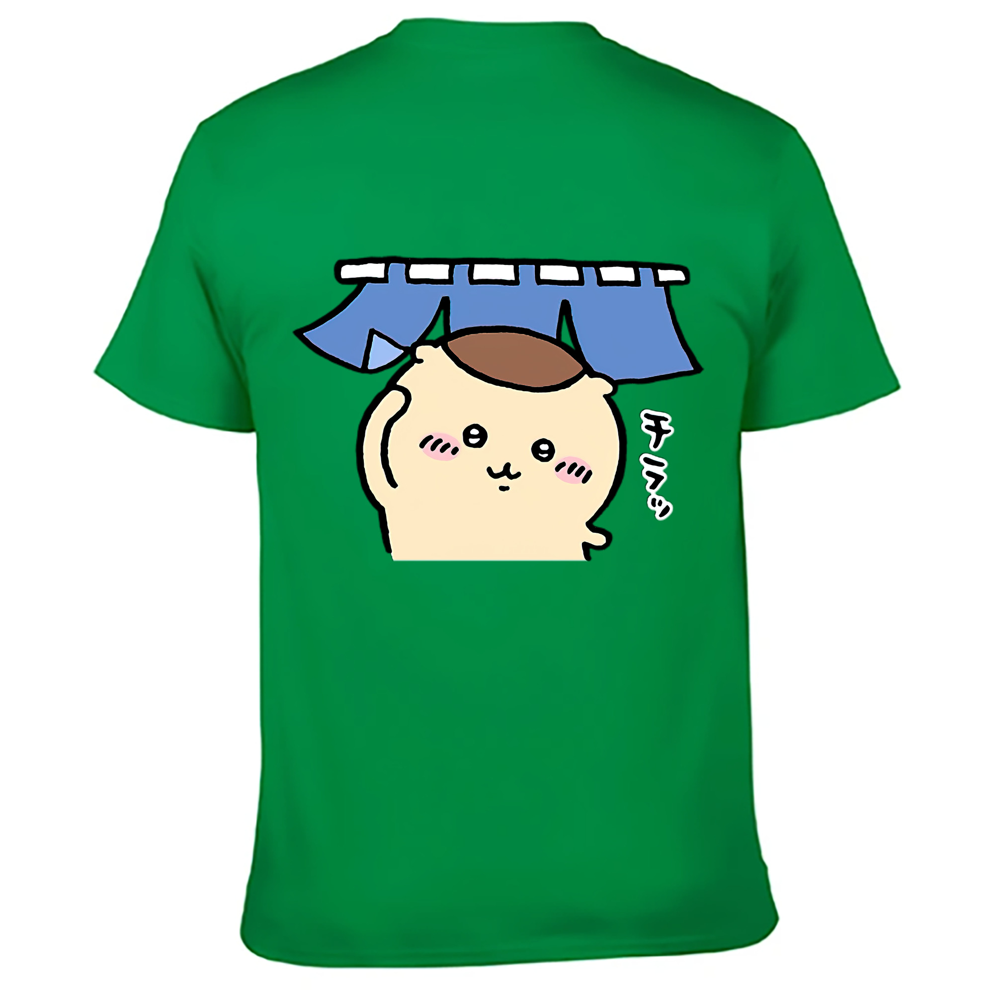 （画像用） ちいかわ くりまんじゅう Chii-kawa kuri manjū レディース半袖Tシャツ(バックプリント)