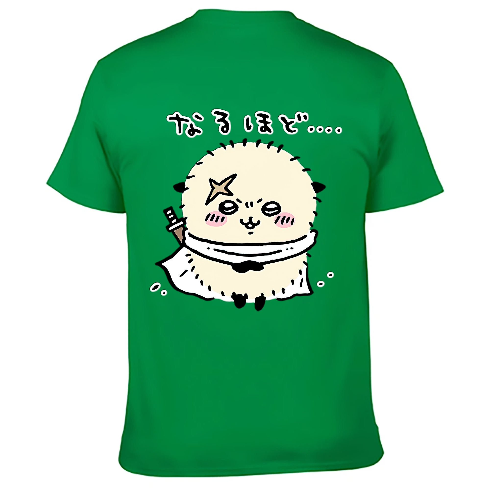 （画像用） ちいかわ ラッコ Chii-kawa Sea otter レディース半袖Tシャツ(バックプリント)