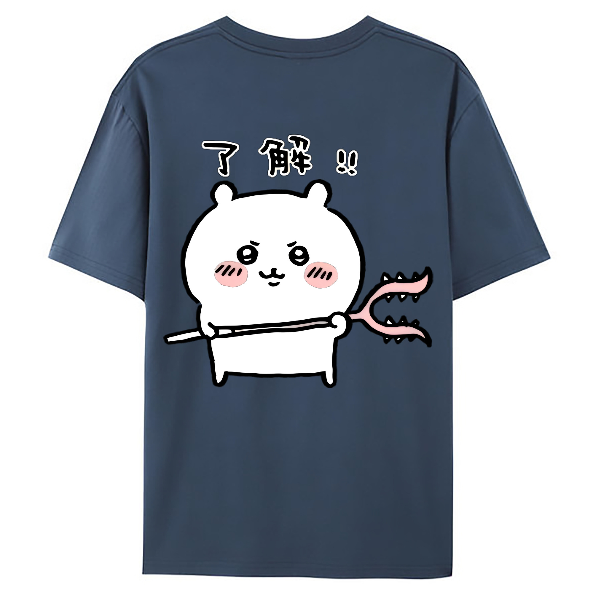 （画像用） ちいかわ ちいかわ Chii-kawa chiikawa レディース半袖Tシャツ(バックプリント)