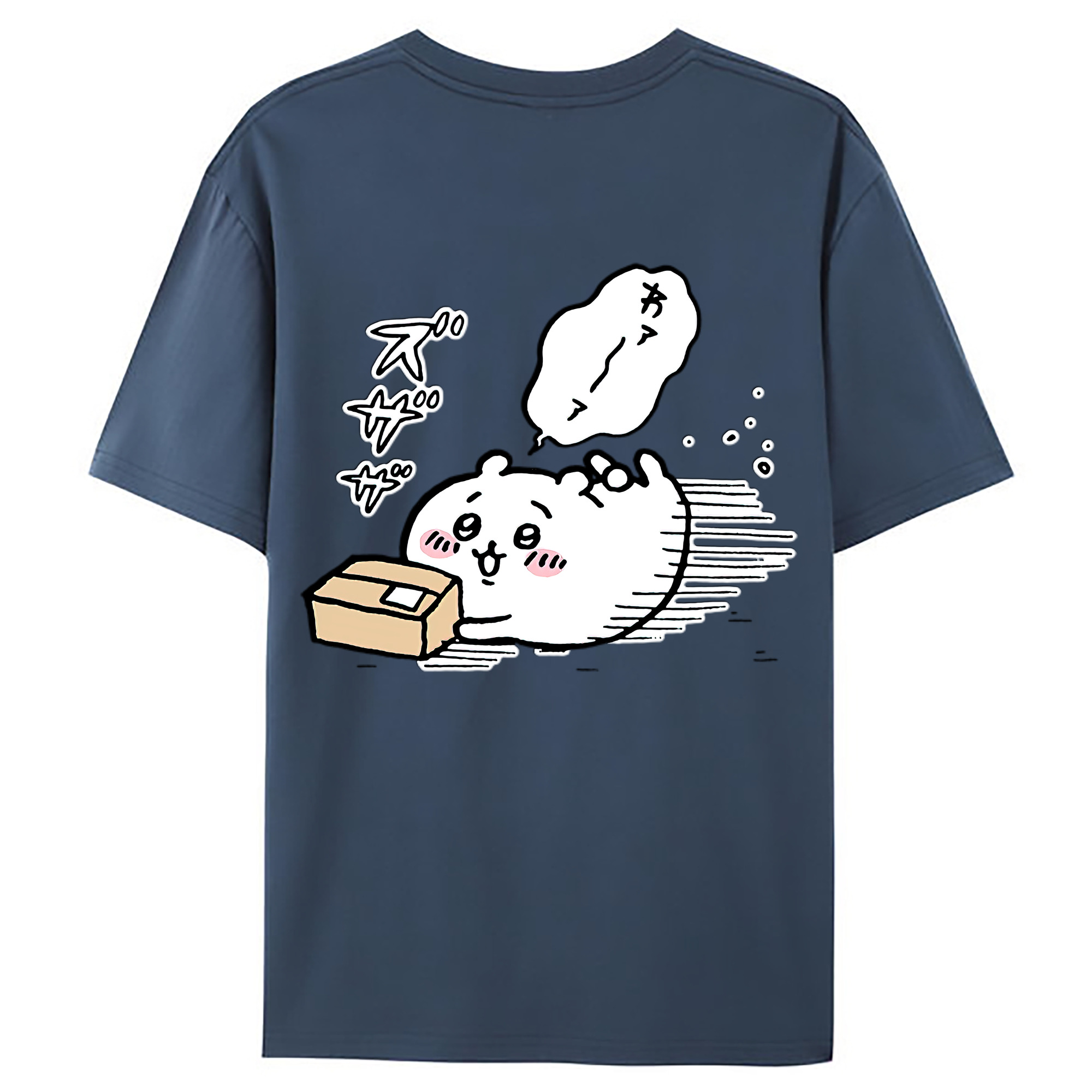 （画像用） ちいかわ ちいかわ Chii-kawa chiikawa レディース半袖Tシャツ(バックプリント)