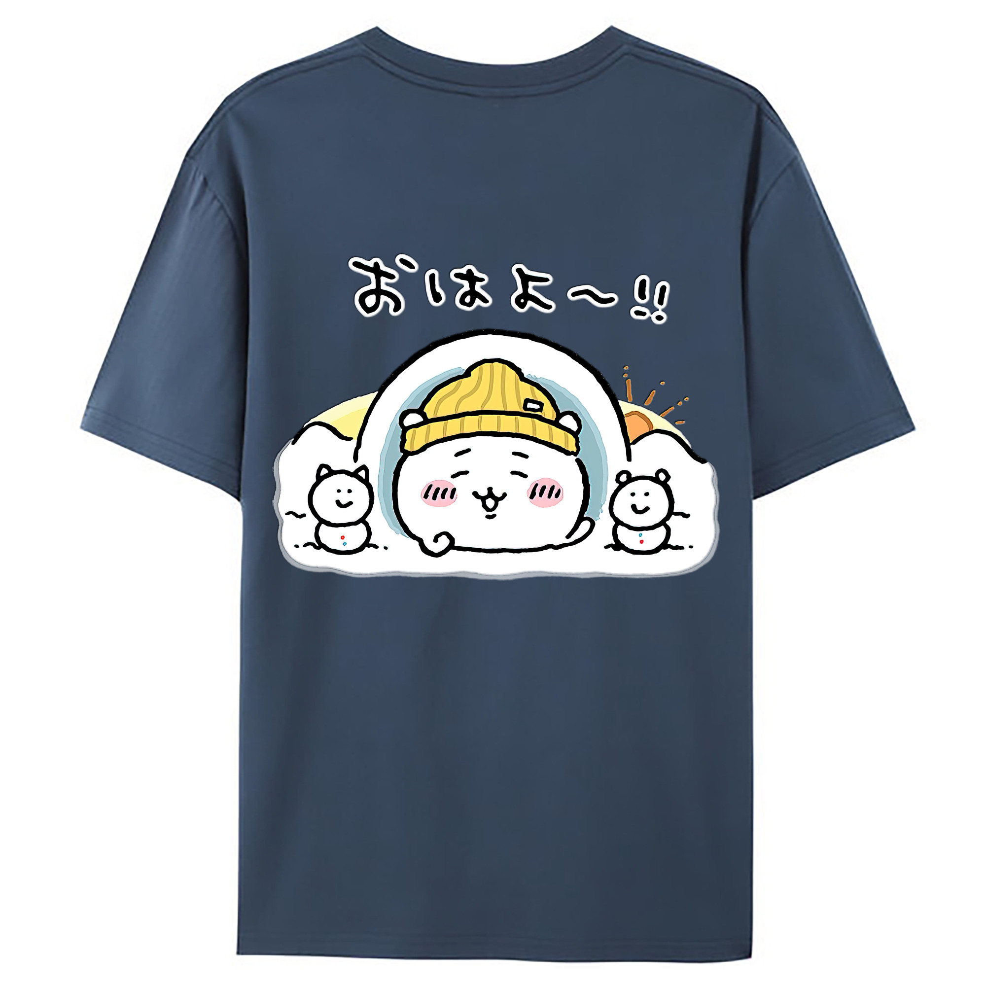 （画像用） ちいかわ ちいかわ Chii-kawa chiikawa レディース半袖Tシャツ(バックプリント)