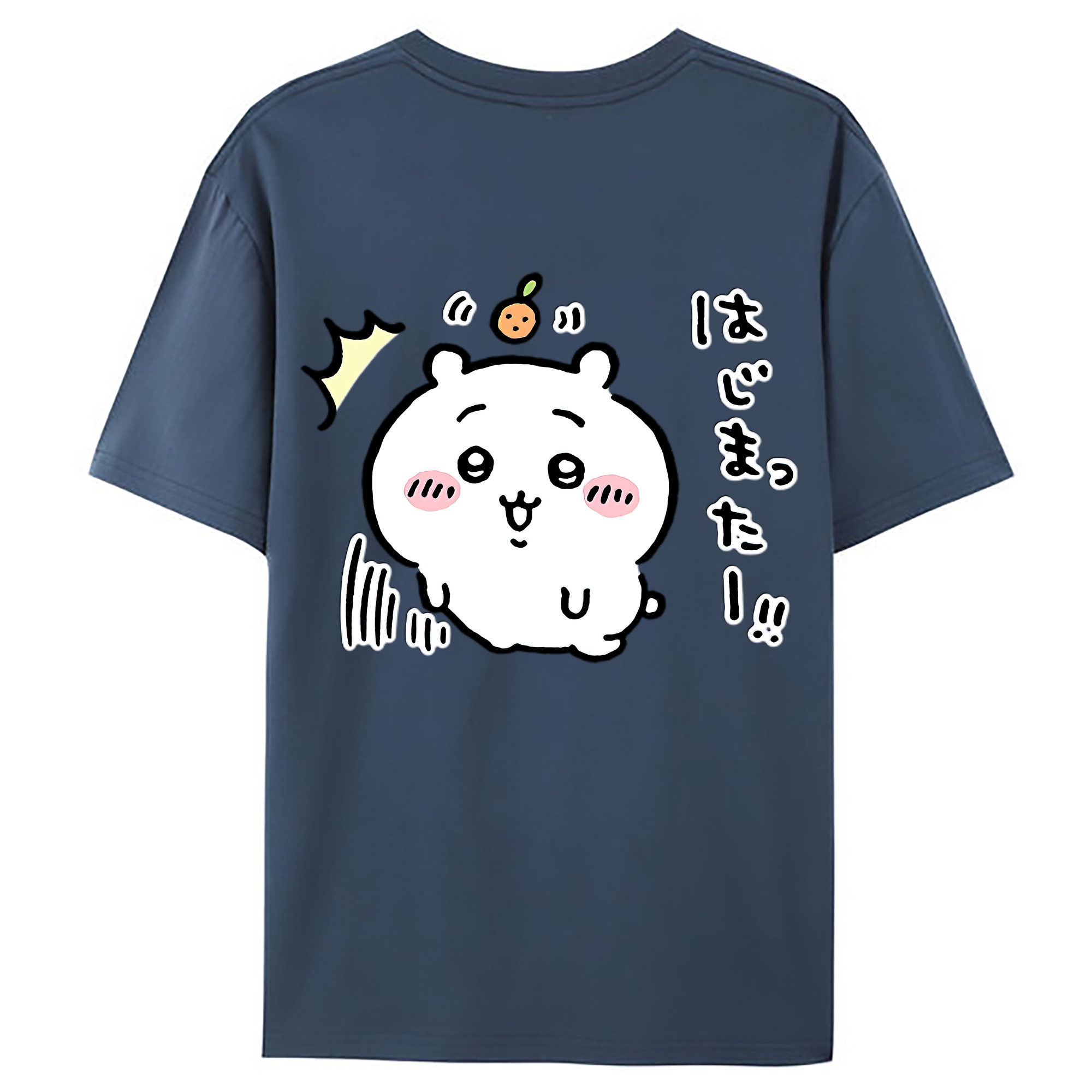 （画像用） ちいかわ ちいかわ Chii-kawa chiikawa レディース半袖Tシャツ(バックプリント)