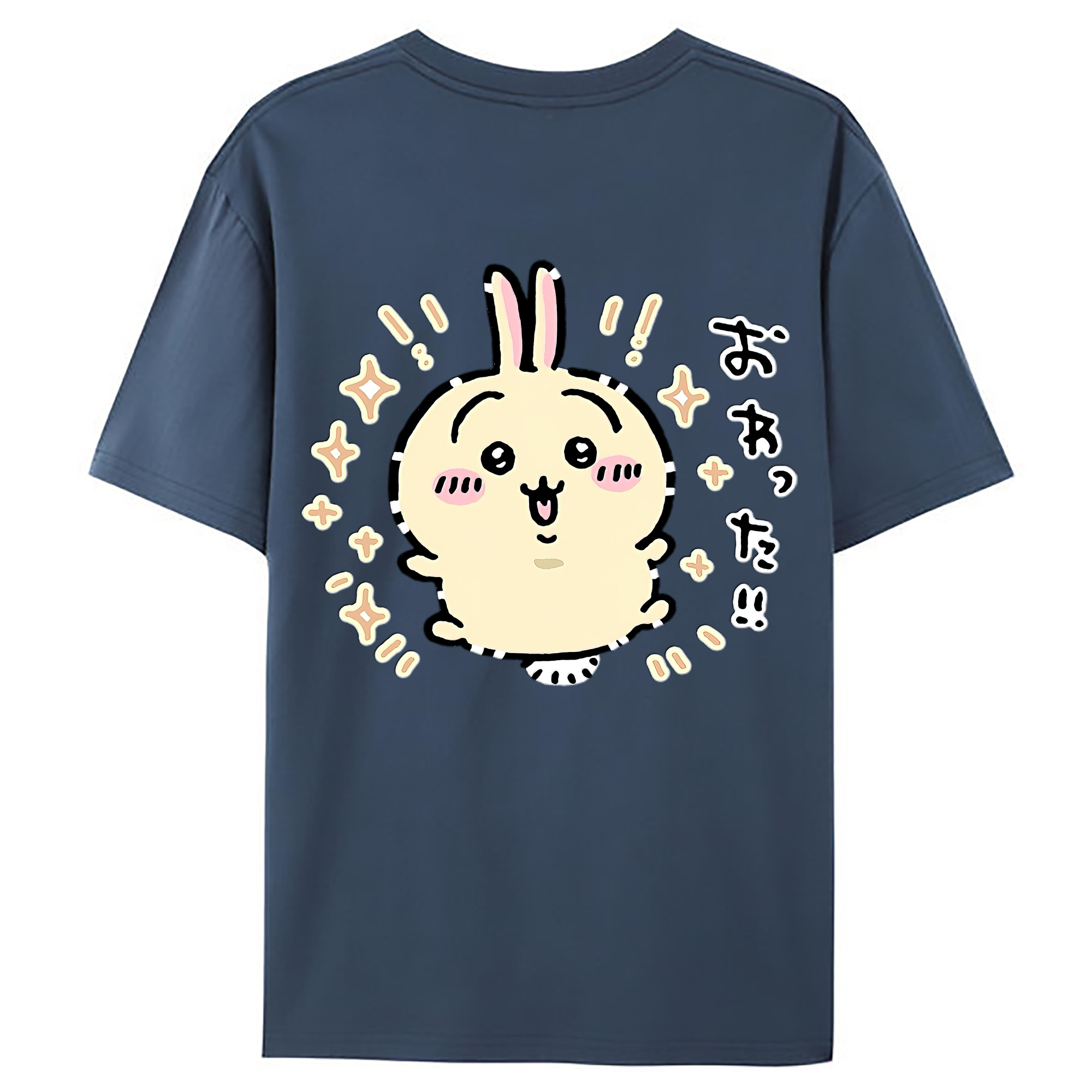 （画像用） ちいかわ うさぎ Chii-kawa usagi レディース半袖Tシャツ(バックプリント)