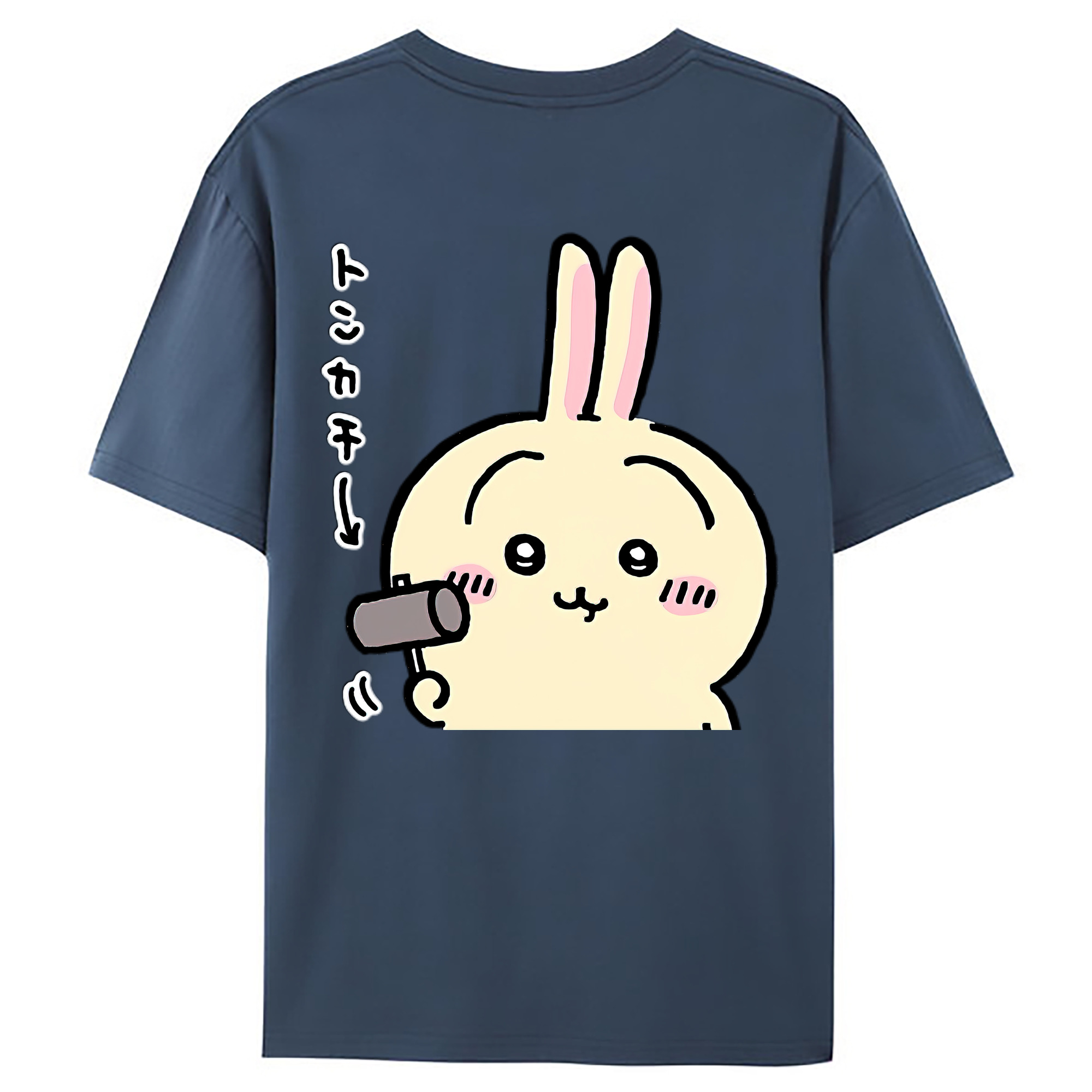 （画像用） ちいかわ うさぎ Chii-kawa usagi レディース半袖Tシャツ(バックプリント)