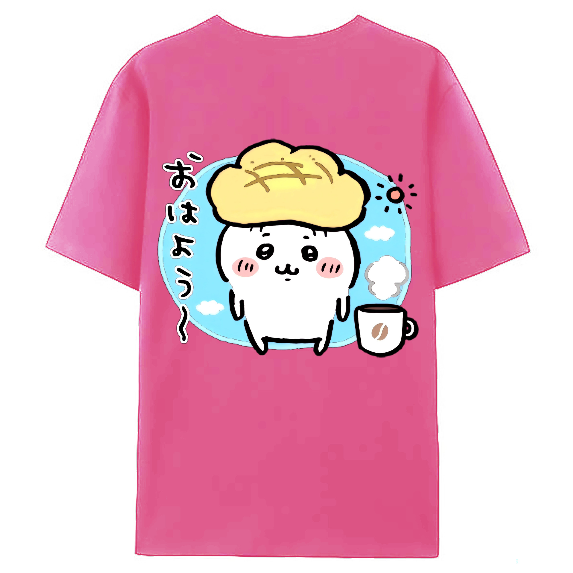 （画像用） ちいかわ ちいかわ Chii-kawa chiikawa レディース半袖Tシャツ(バックプリント)