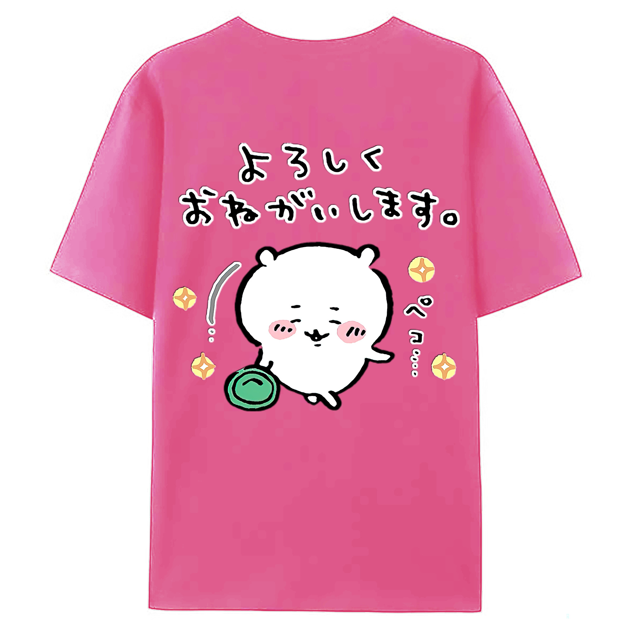 （画像用） ちいかわ ちいかわ Chii-kawa chiikawa レディース半袖Tシャツ(バックプリント)