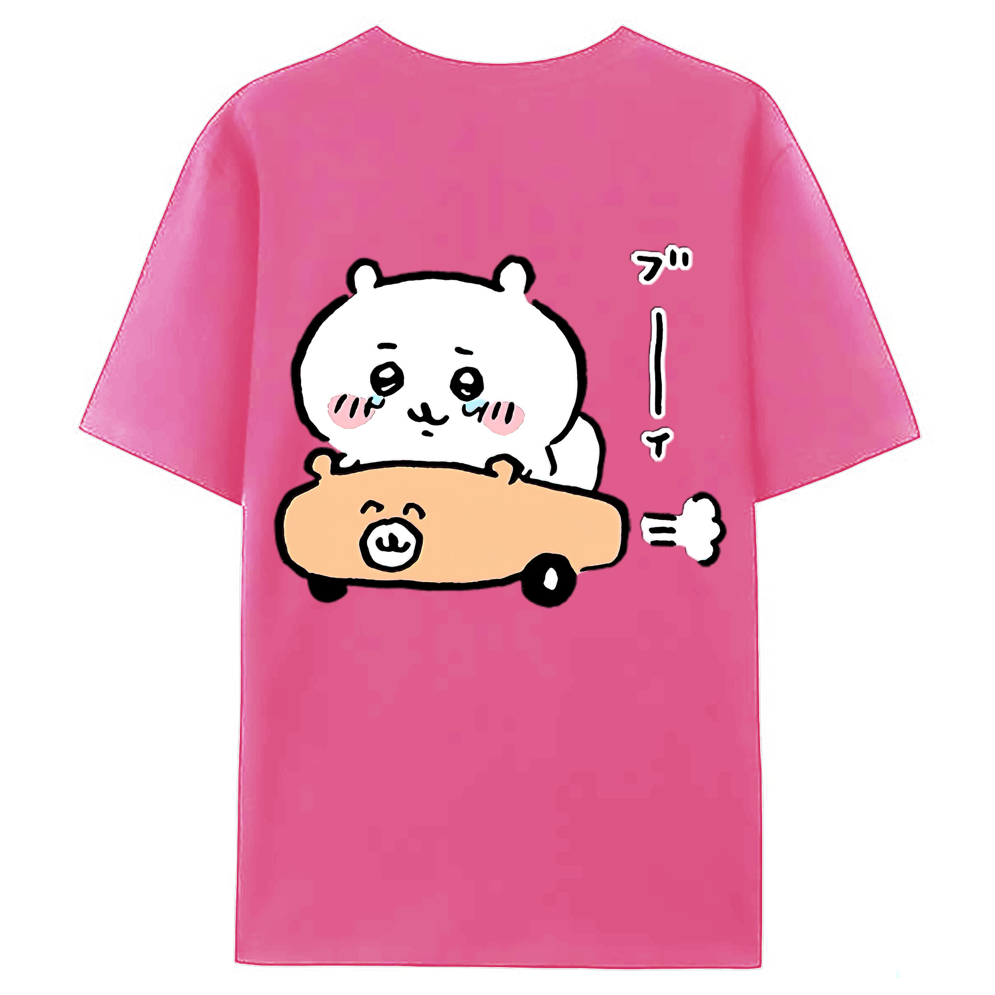 （画像用） ちいかわ ちいかわ Chii-kawa chiikawa レディース半袖Tシャツ(バックプリント)