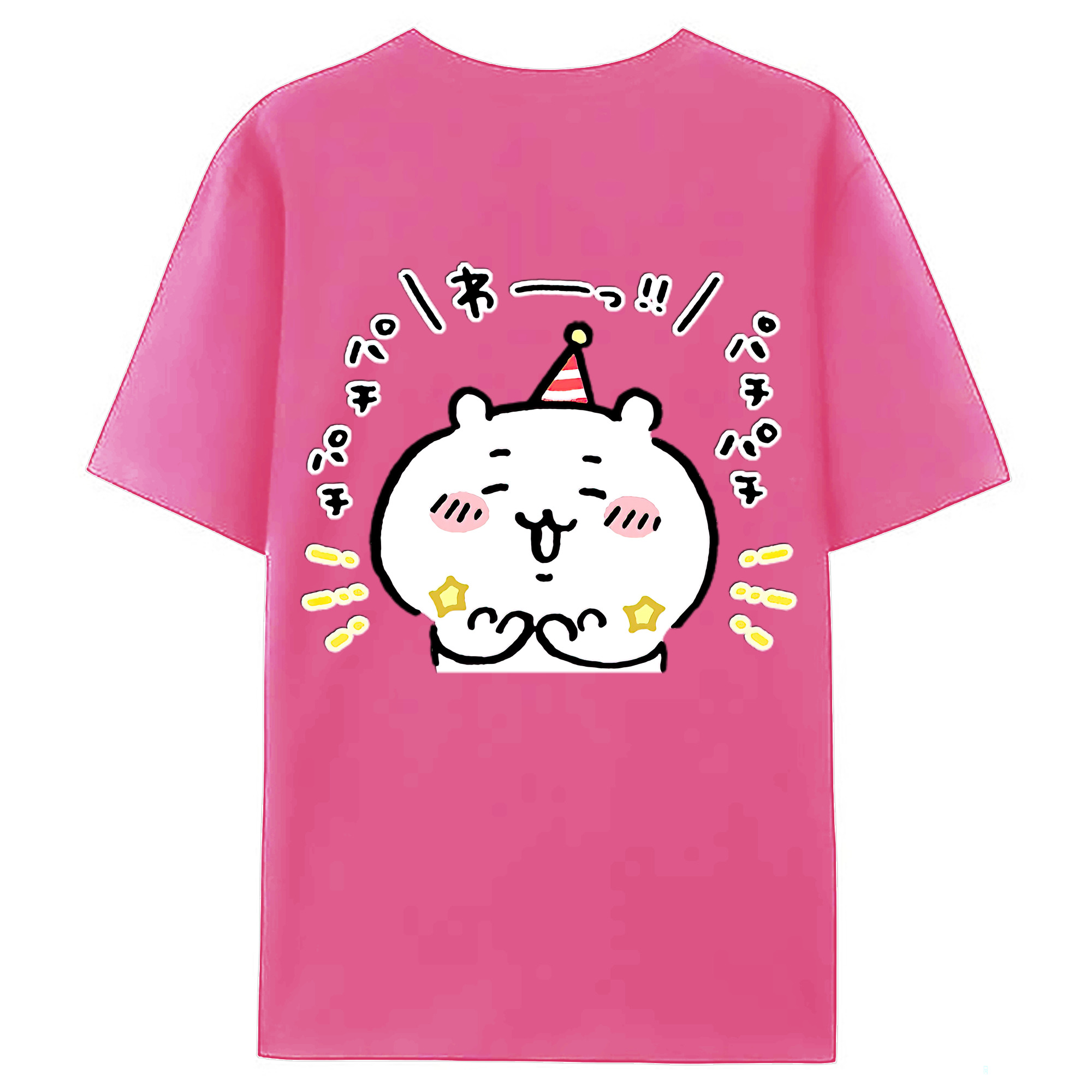 （画像用） ちいかわ ちいかわ Chii-kawa chiikawa レディース半袖Tシャツ(バックプリント)