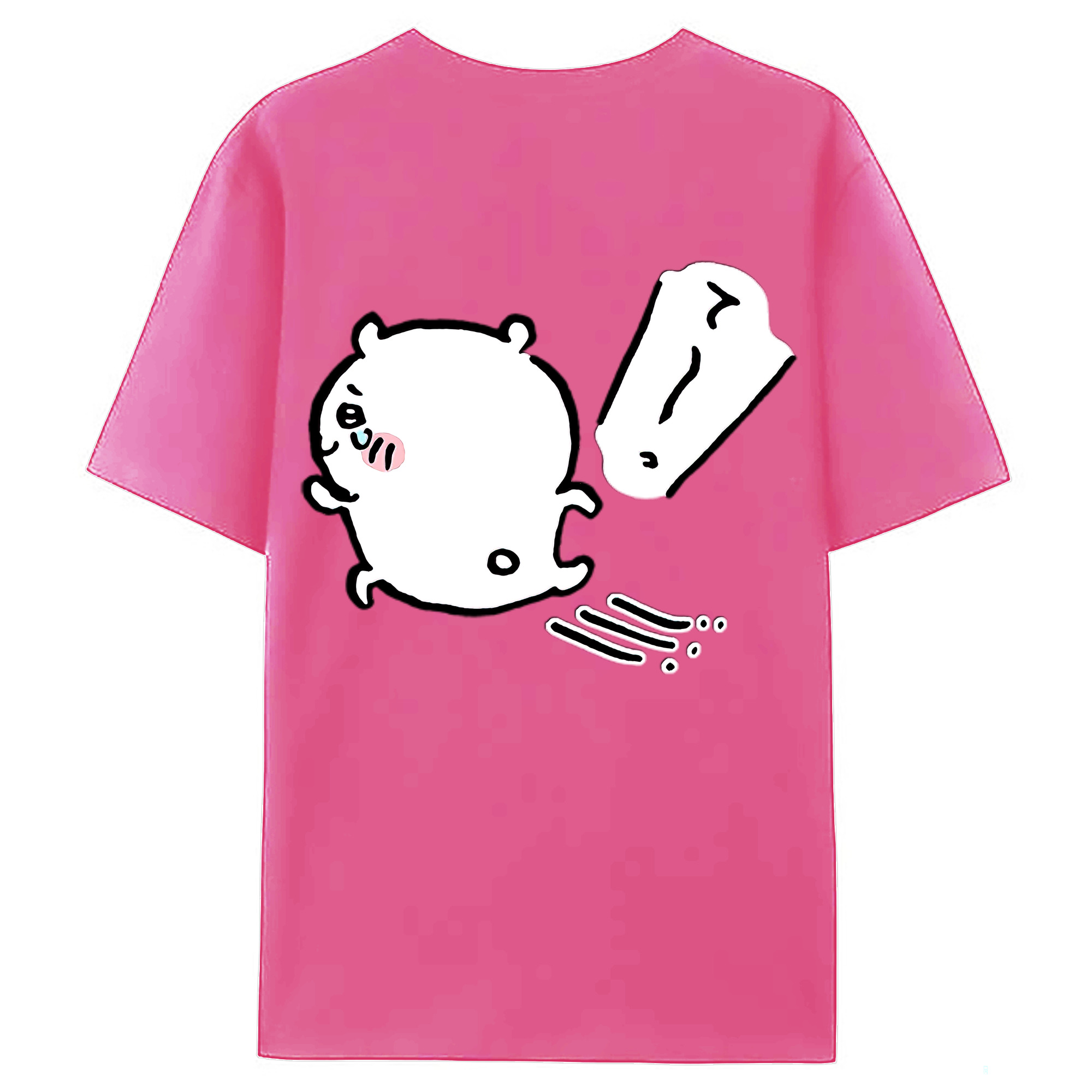 （画像用） ちいかわ ちいかわ Chii-kawa chiikawa レディース半袖Tシャツ(バックプリント)