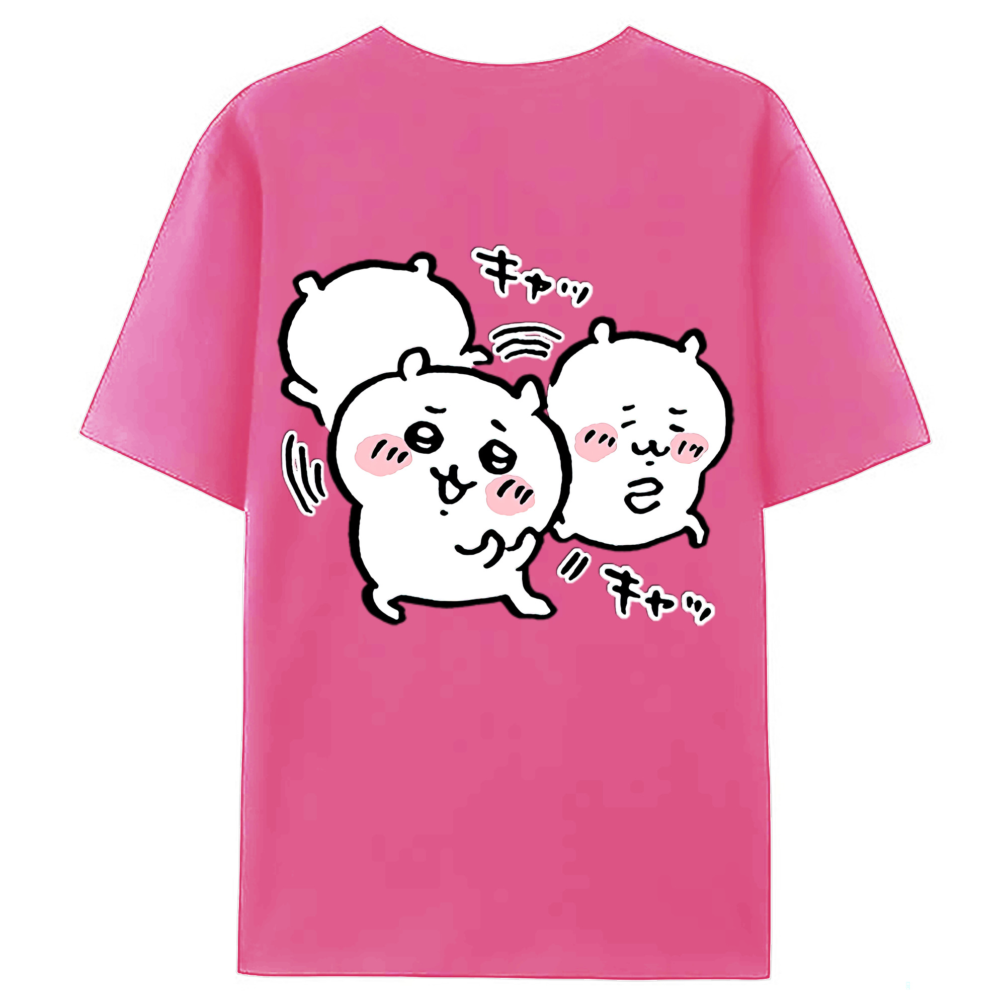 （画像用） ちいかわ ちいかわ Chii-kawa chiikawa レディース半袖Tシャツ(バックプリント)