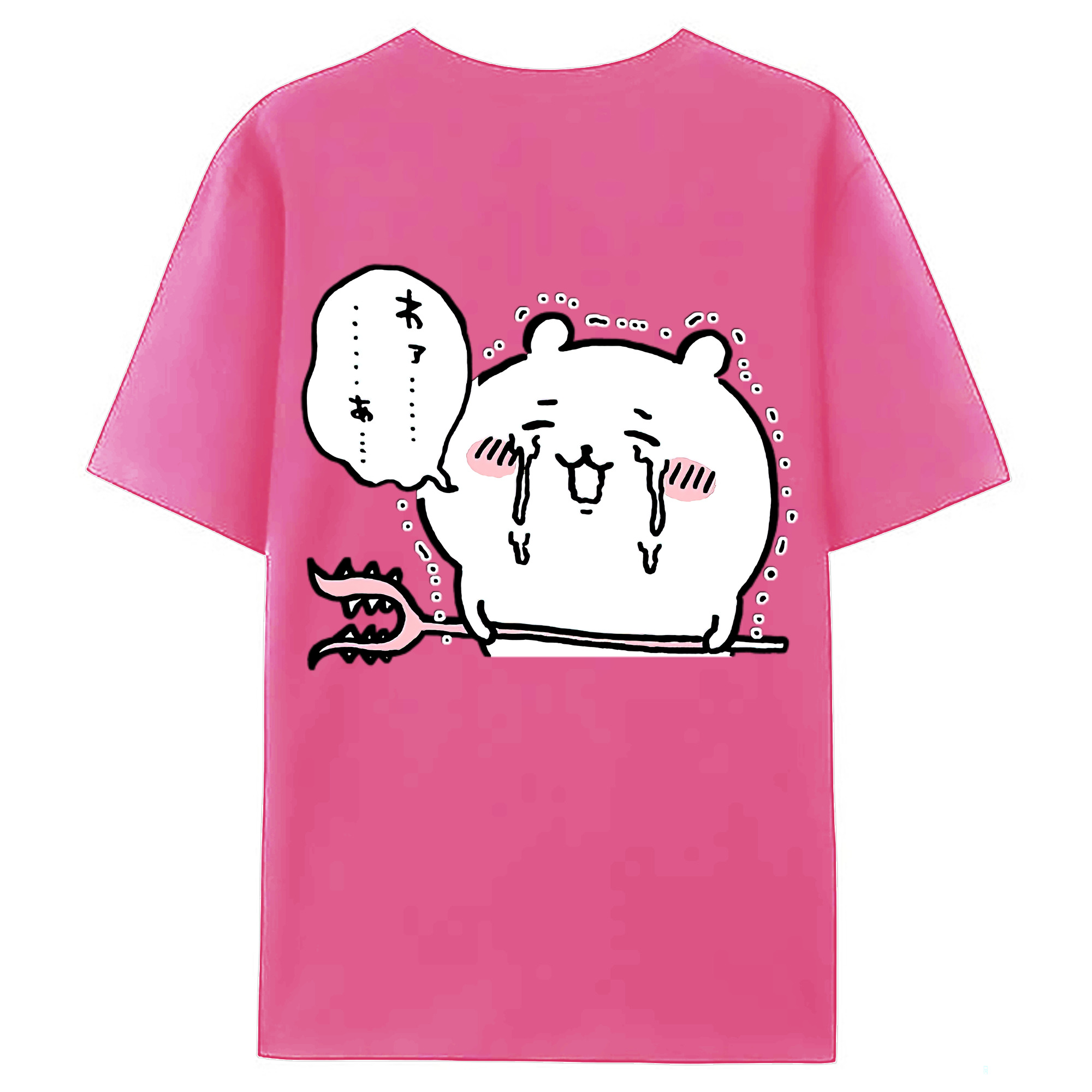 （画像用） ちいかわ ちいかわ Chii-kawa chiikawa レディース半袖Tシャツ(バックプリント)