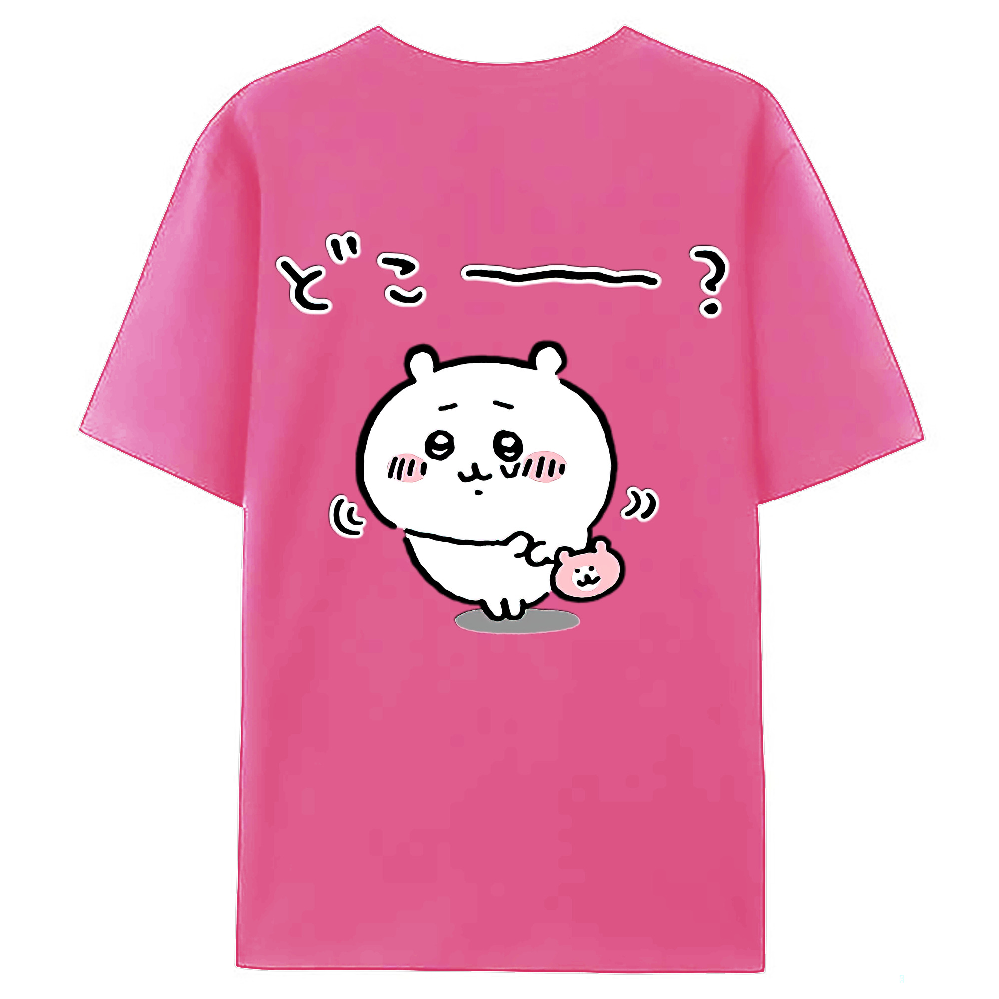 （画像用） ちいかわ ちいかわ Chii-kawa chiikawa レディース半袖Tシャツ(バックプリント)