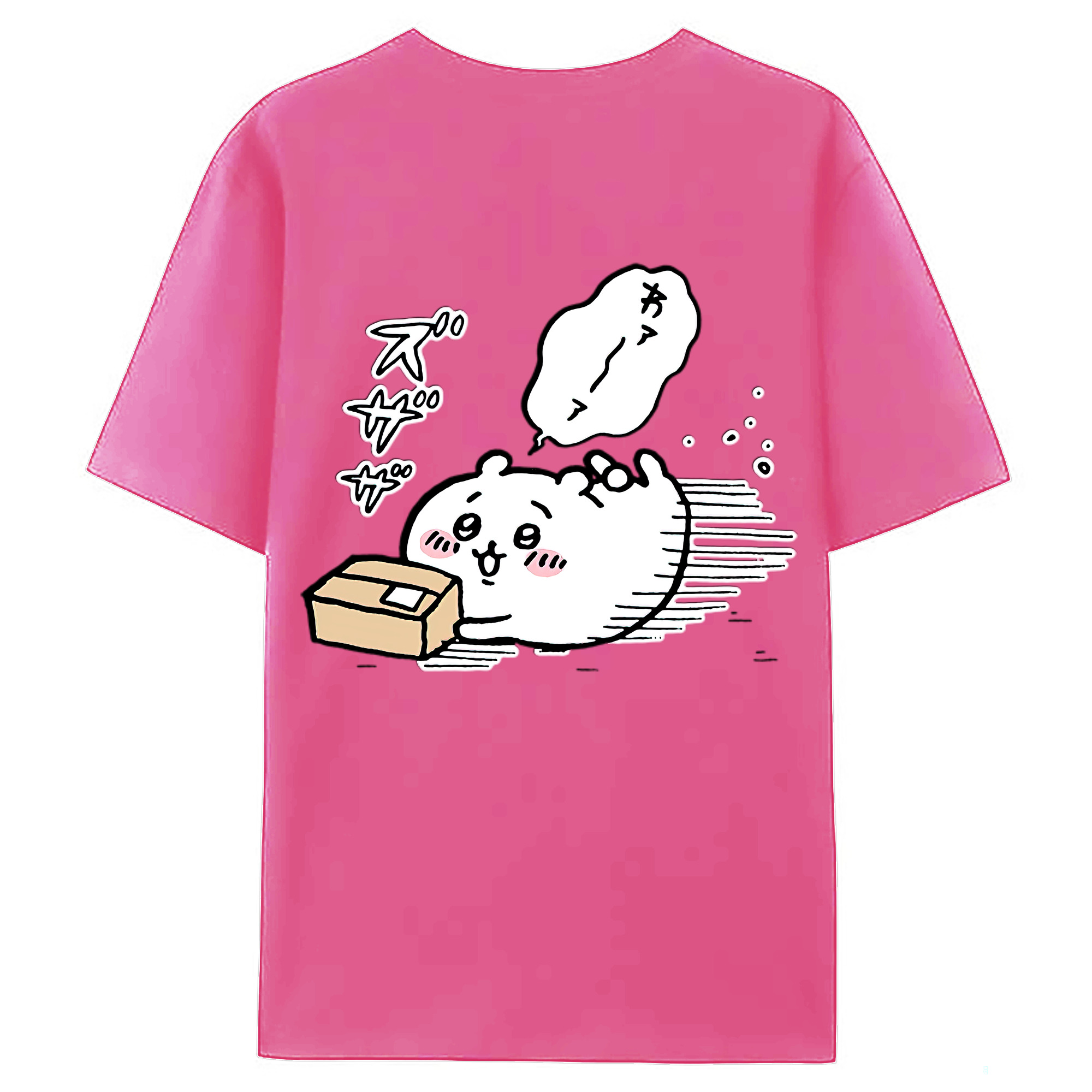 （画像用） ちいかわ ちいかわ Chii-kawa chiikawa レディース半袖Tシャツ(バックプリント)