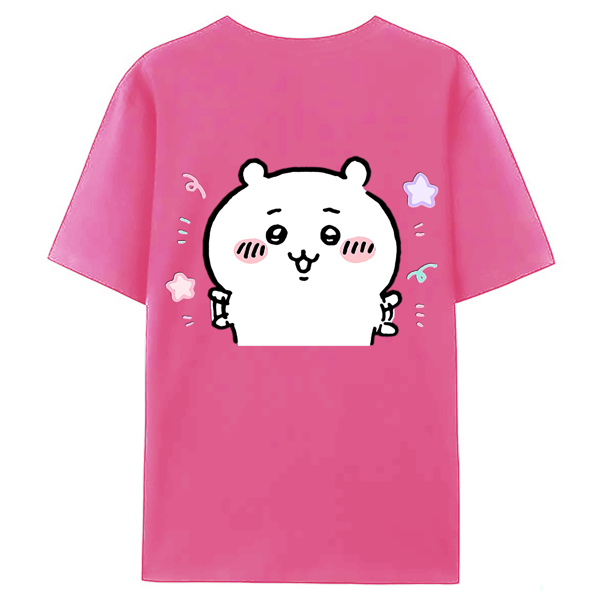 （画像用） ちいかわ ちいかわ Chii-kawa chiikawa レディース半袖Tシャツ(バックプリント)