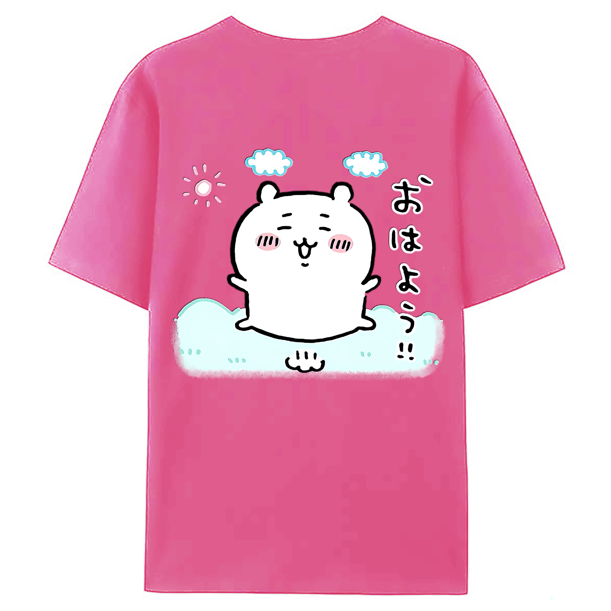（画像用） ちいかわ ちいかわ Chii-kawa chiikawa レディース半袖Tシャツ(バックプリント)