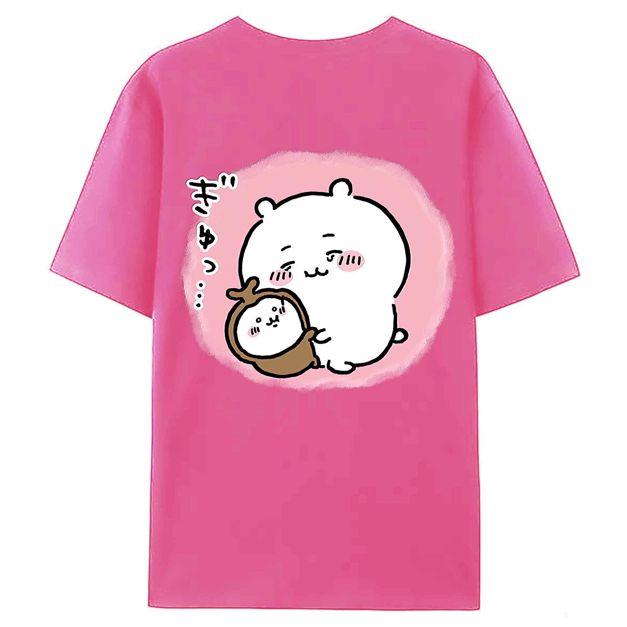 （画像用） ちいかわ ちいかわ Chii-kawa chiikawa レディース半袖Tシャツ(バックプリント)